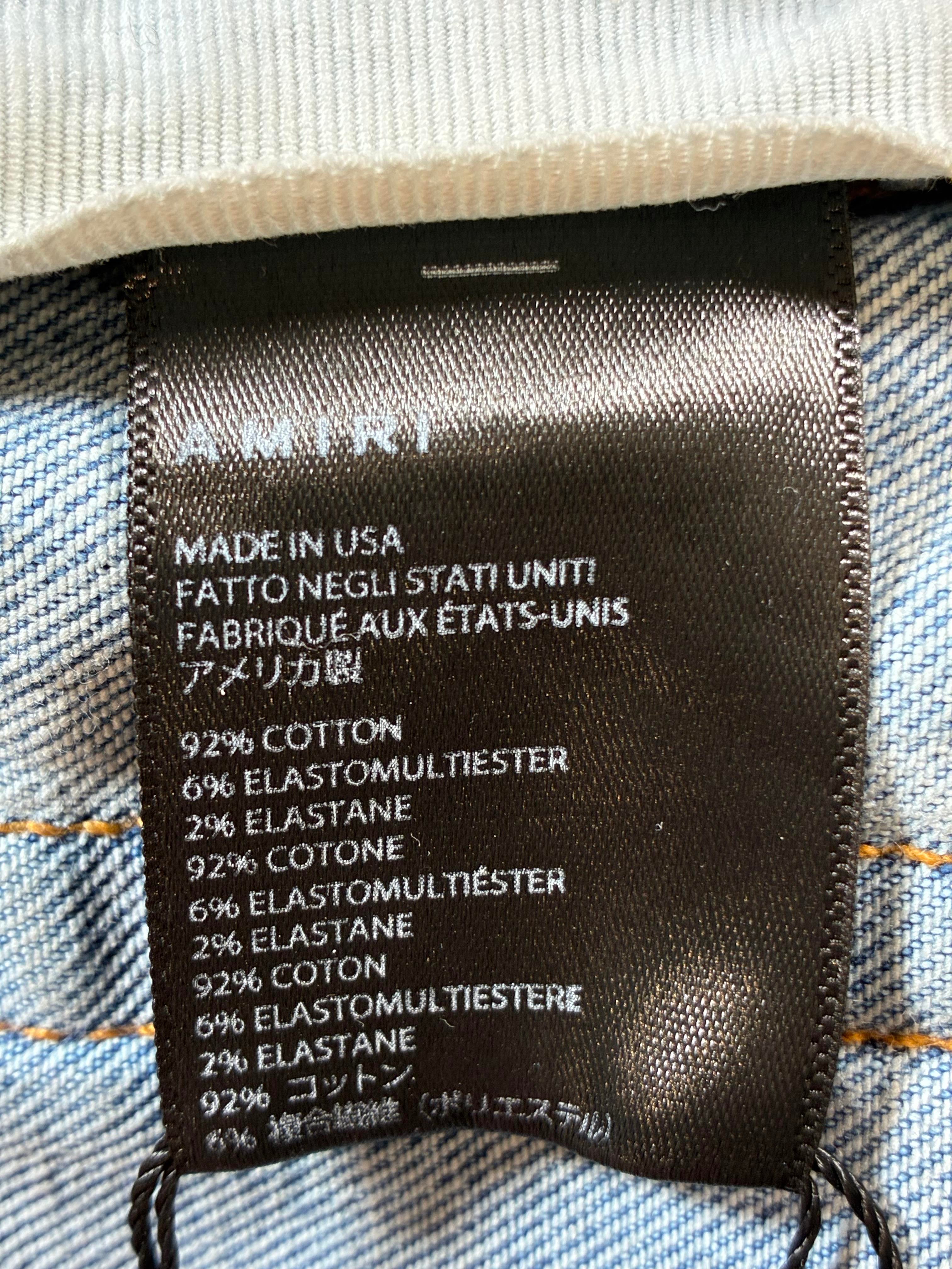 Amiri Pajama Trasher Light Wash Jeans