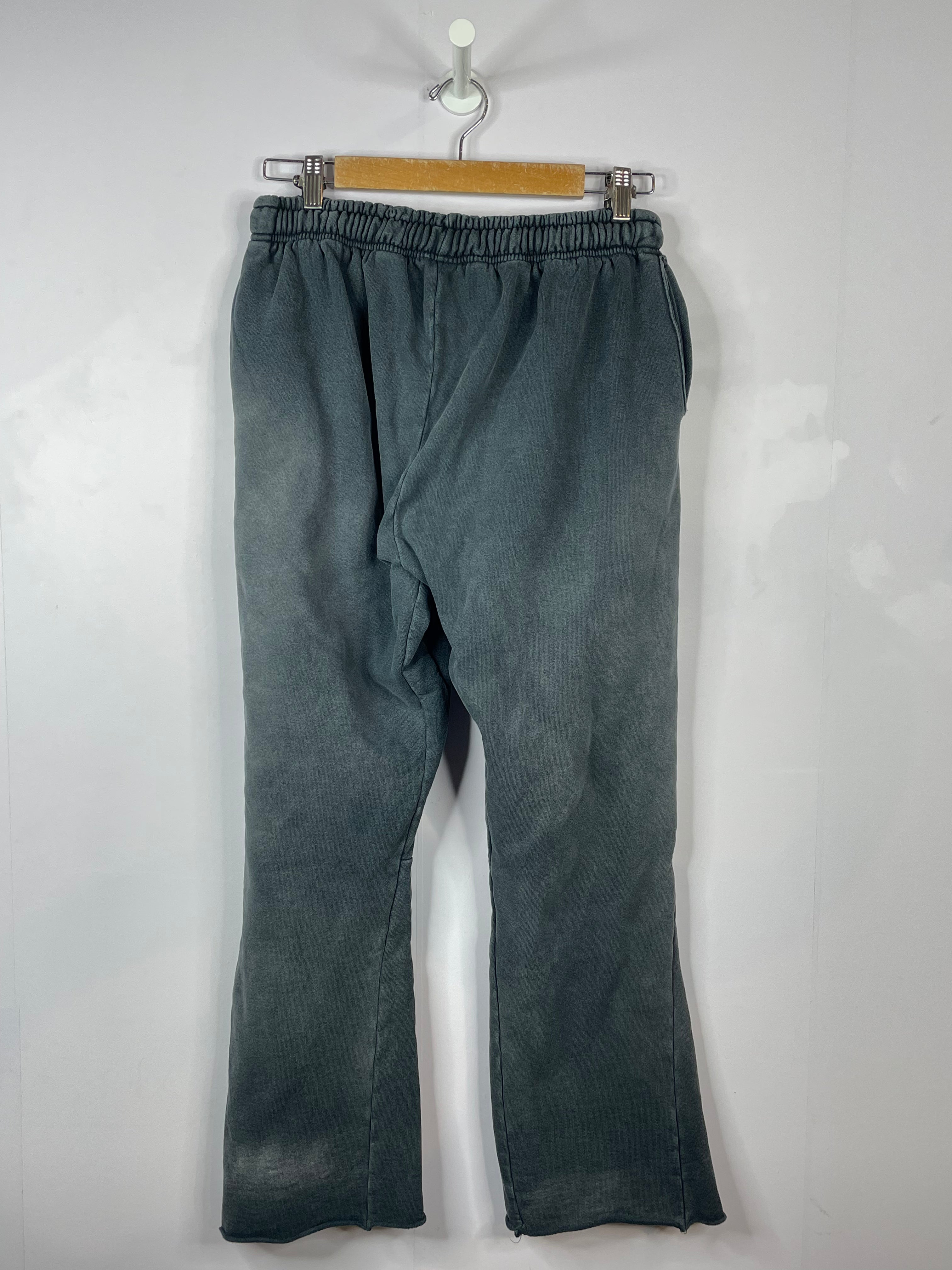 Hellstar Flare Black Wash (Faded) Sweatpants