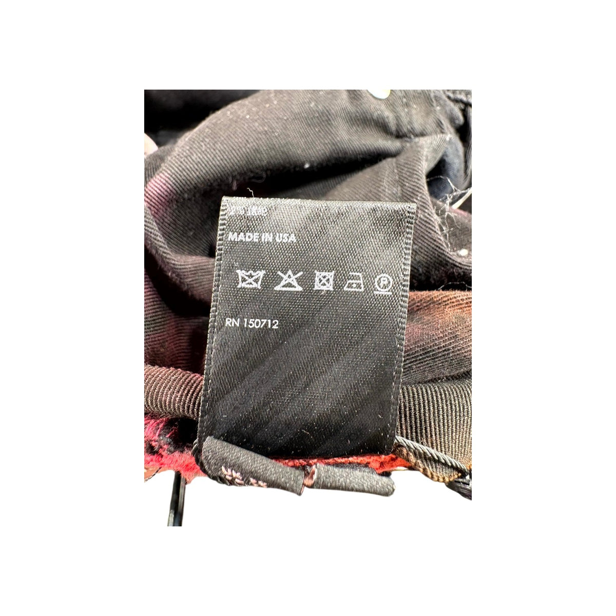Amiri Tie Dye Black Jeans
