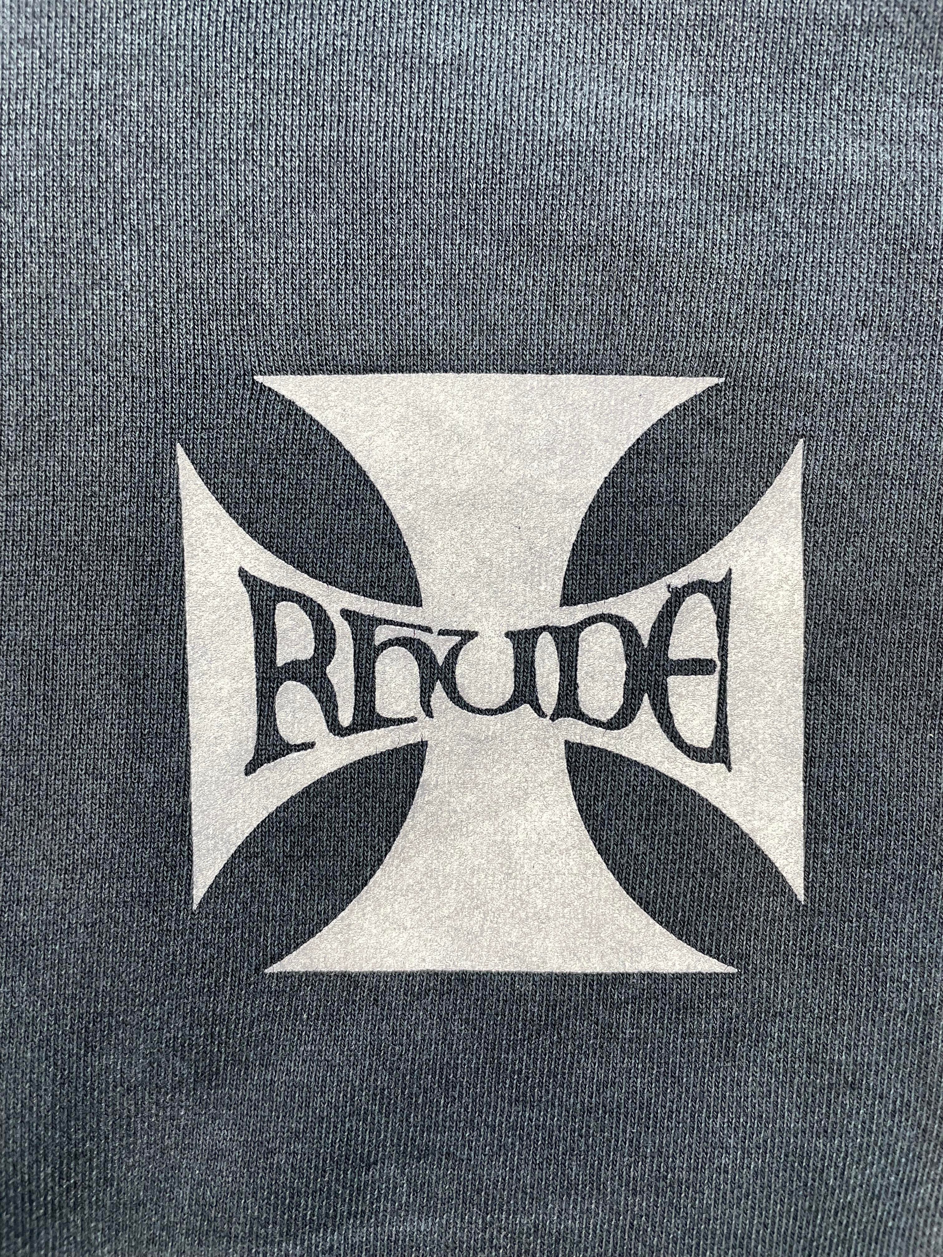 Rhude Plus Cross Logo Black Hoodie