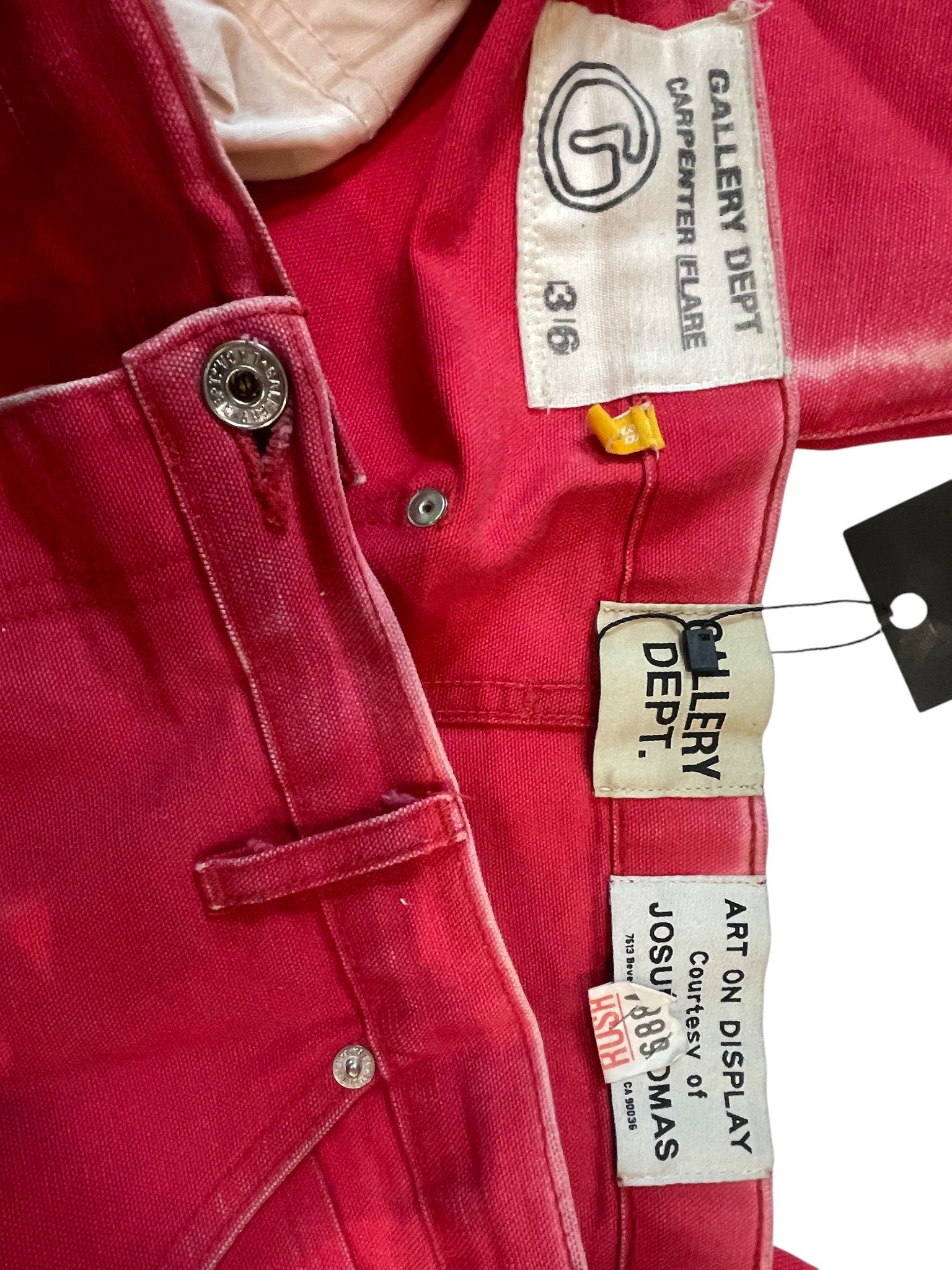 Gallery Dept 'Flare' Red Jeans