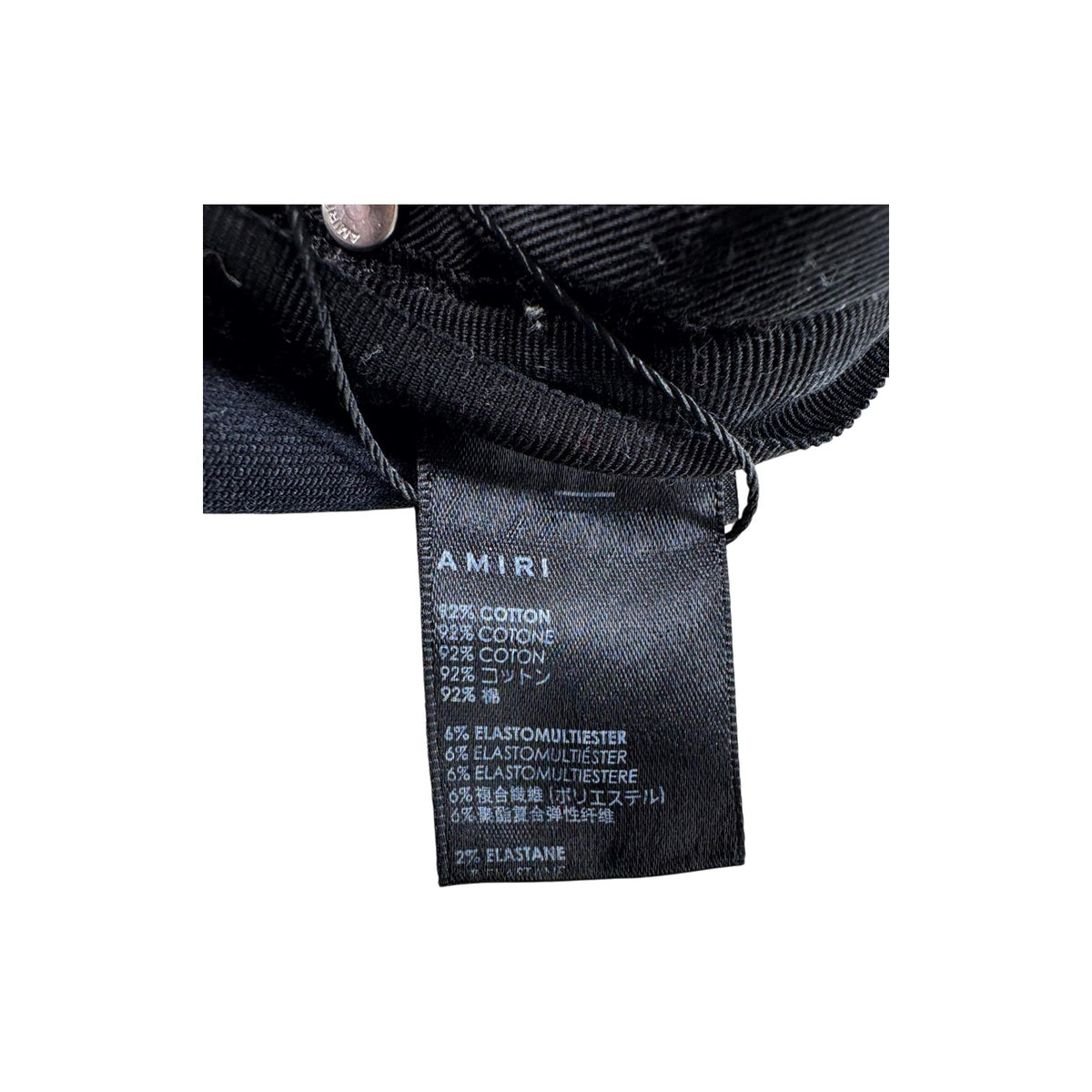 Amiri Vintage Paisley Patchwork Black Wash Jeans