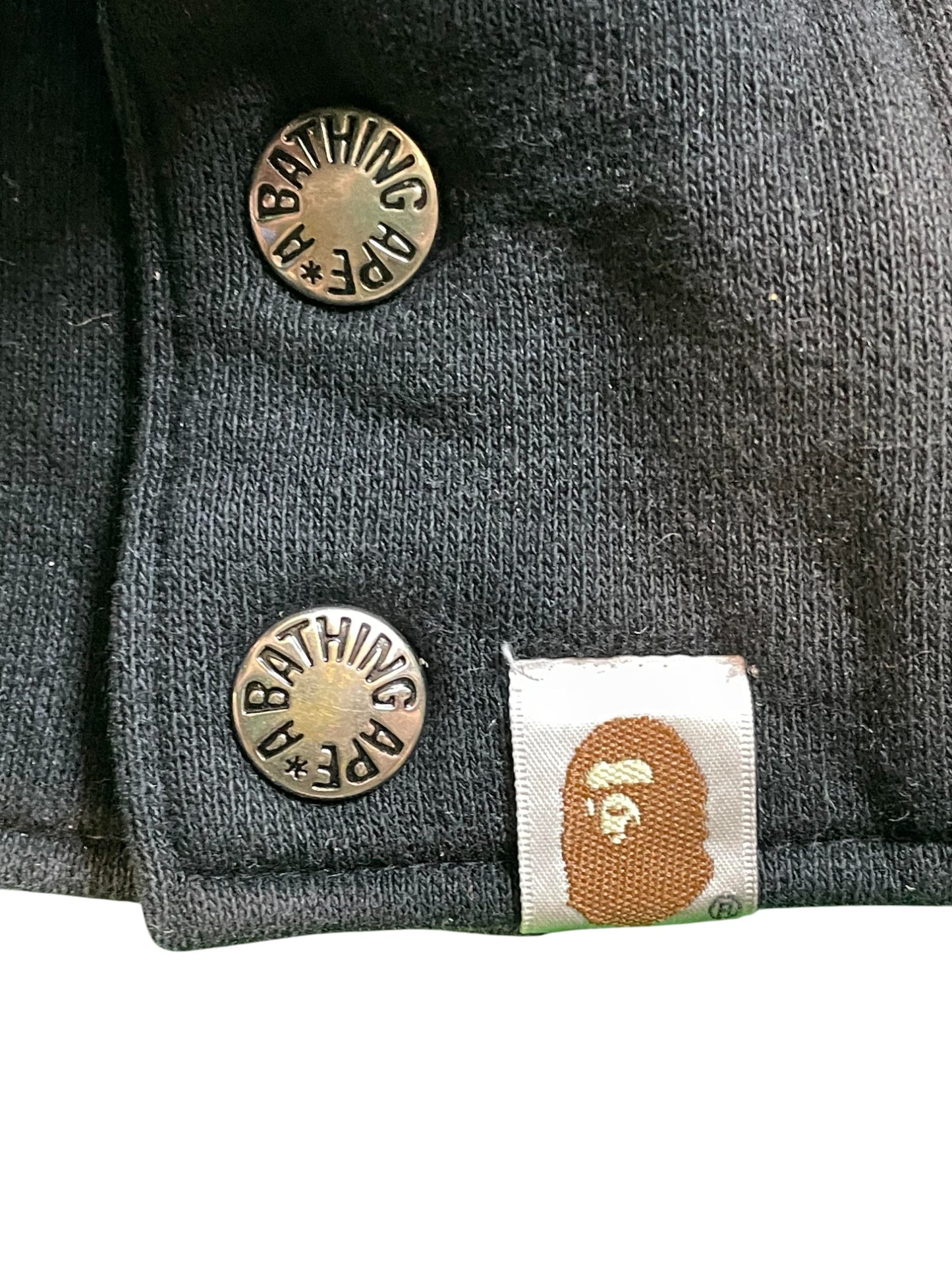 BAPE Shark Varsity Jacket Black White Grey Camo