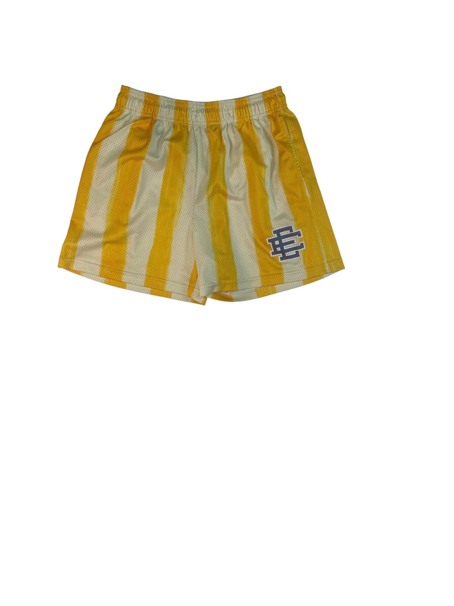 Eric Emanuel Yellow & Navy Stripe Shorts