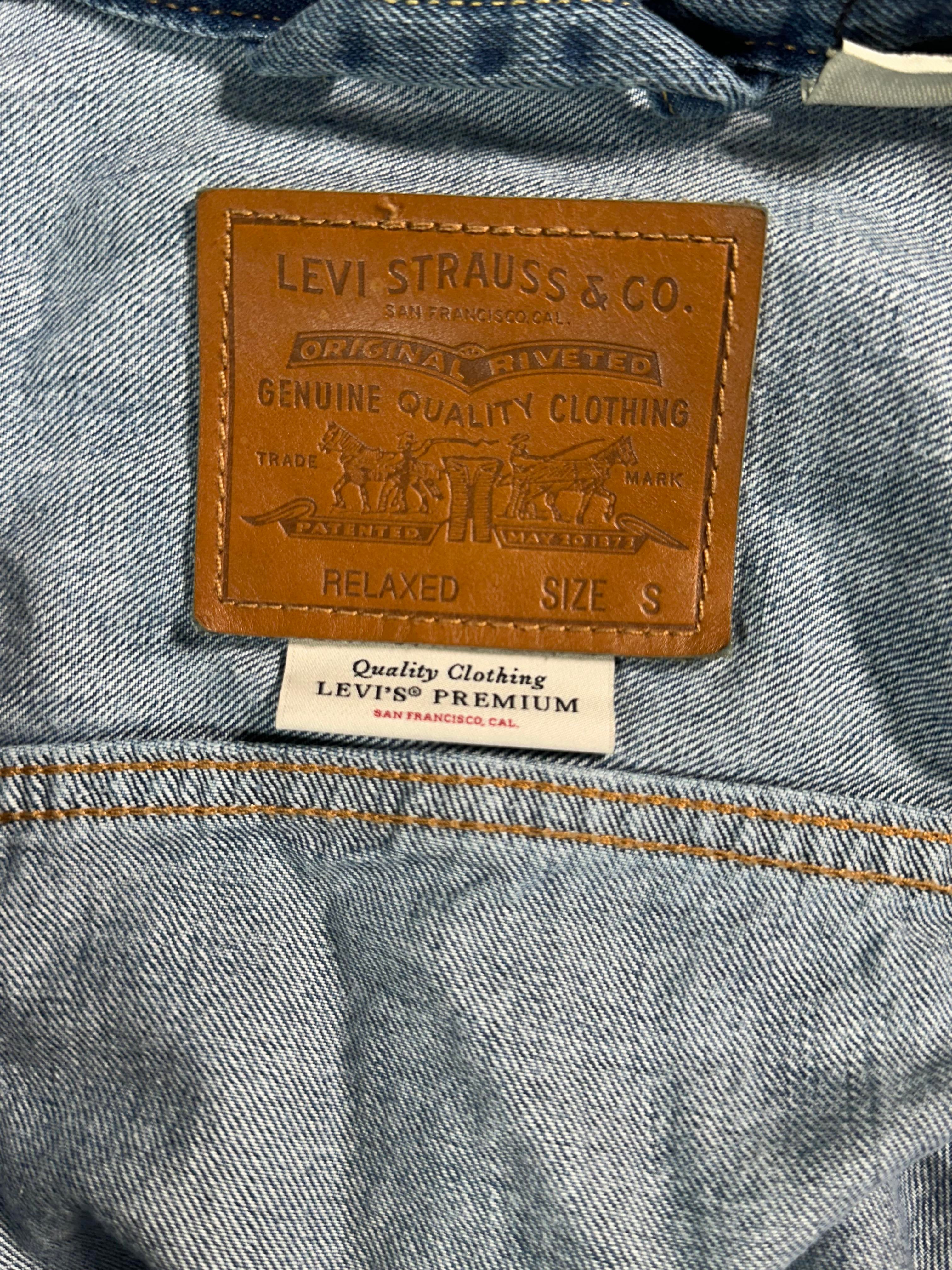 Barriers Levi’s Patchwork Light Wash Denim Jacket