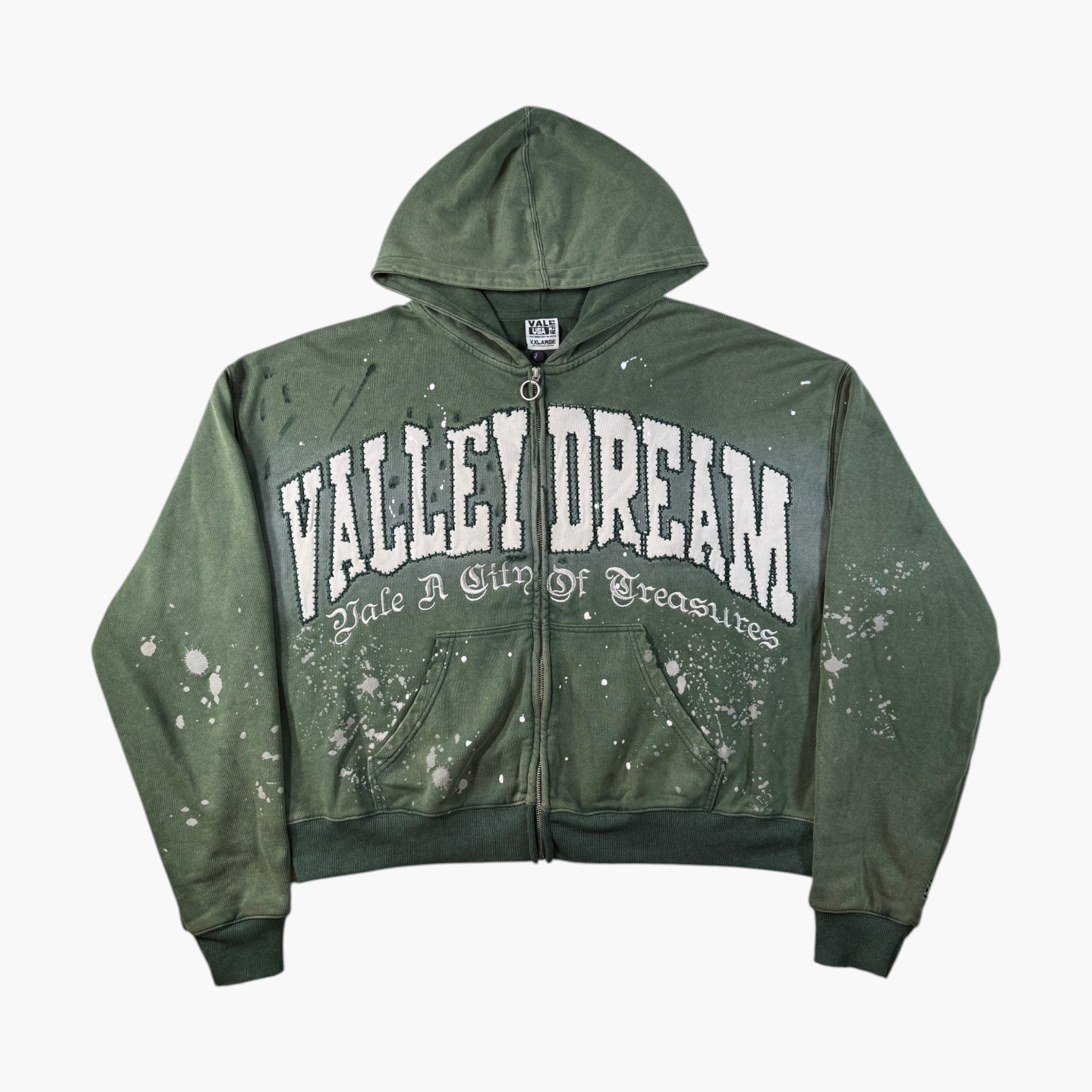 Vale Painter Green Zip Up