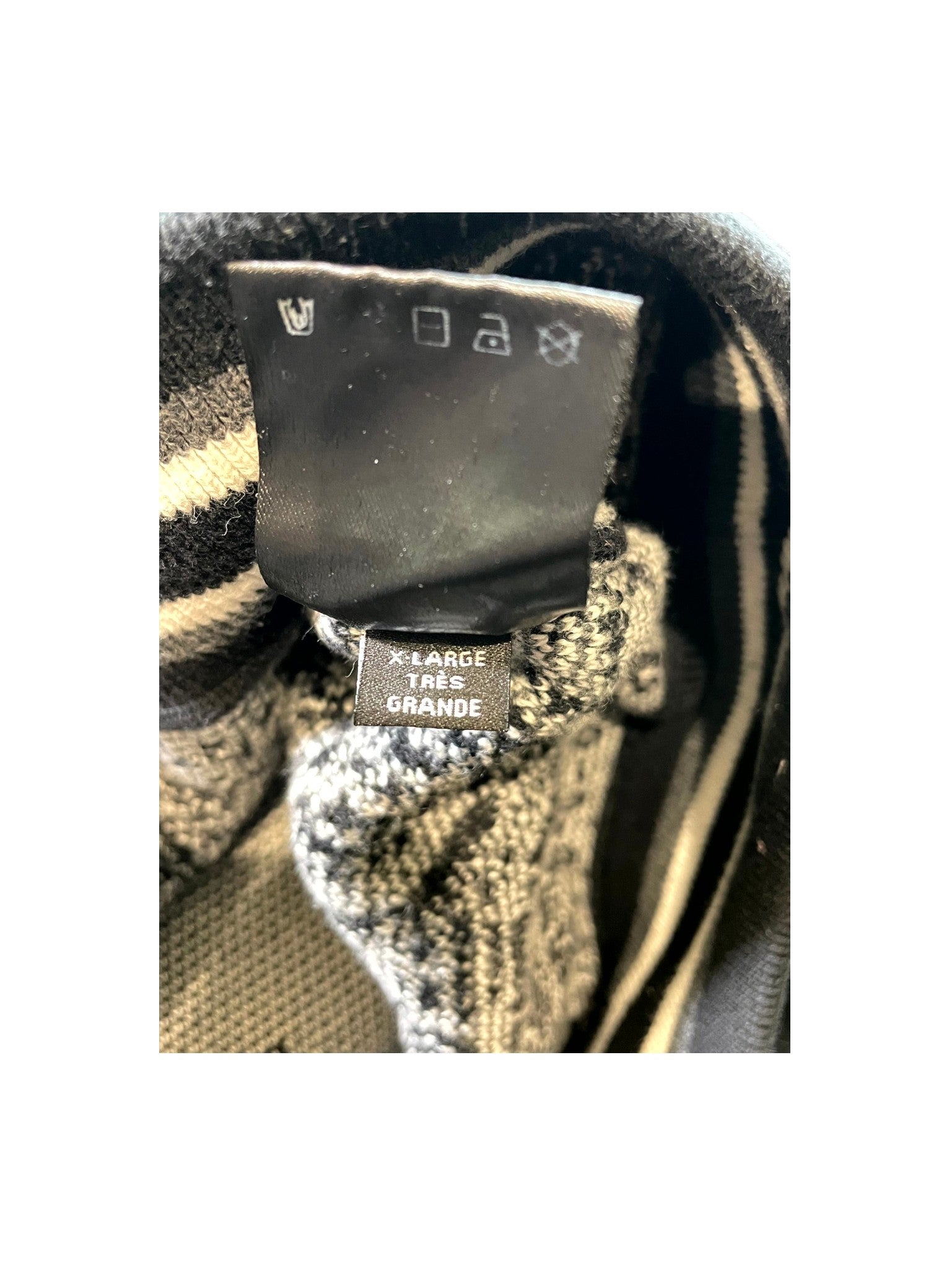 Amiri "MA Knit Paisley" Black Hoodie
