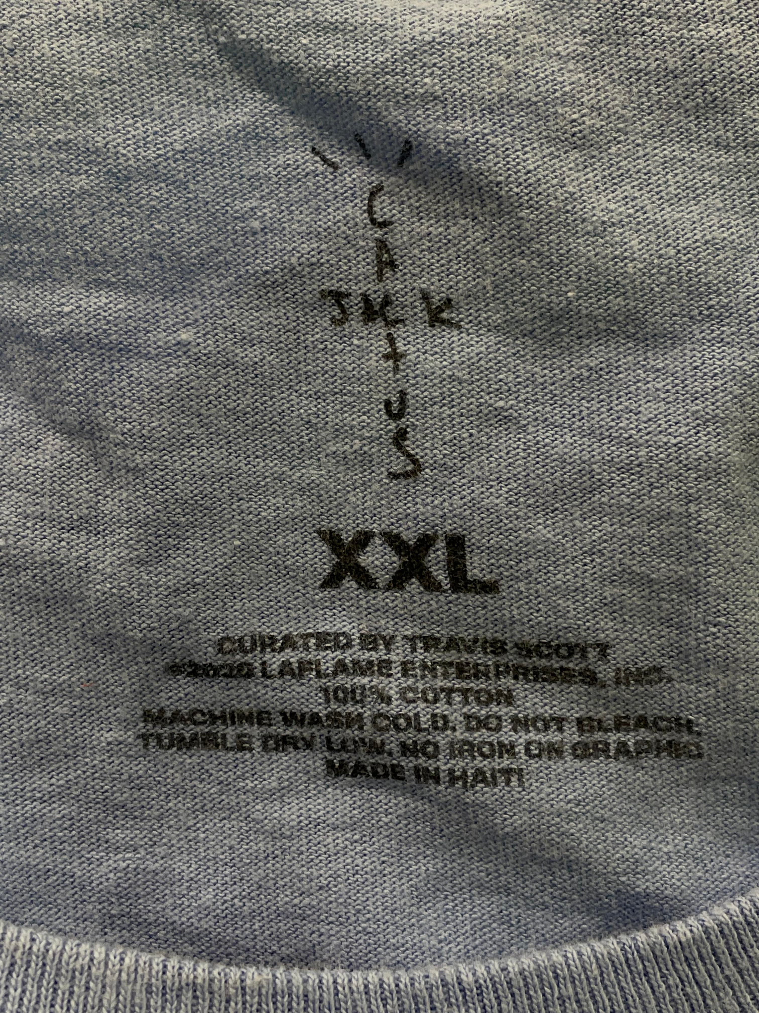 Travis Scott Cactus Jack Baby Blue Astronomical T-shirt