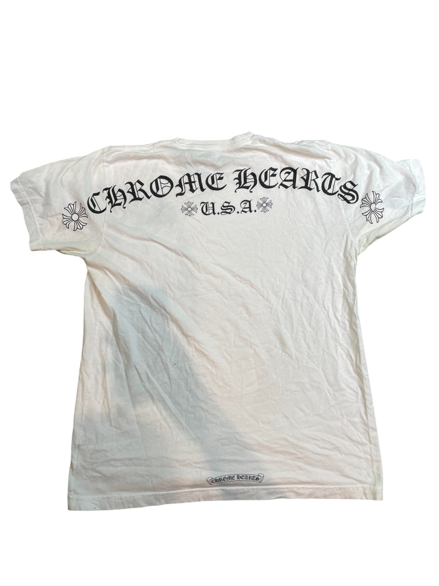 Chrome Hearts Shoulder Logo T-shirt White