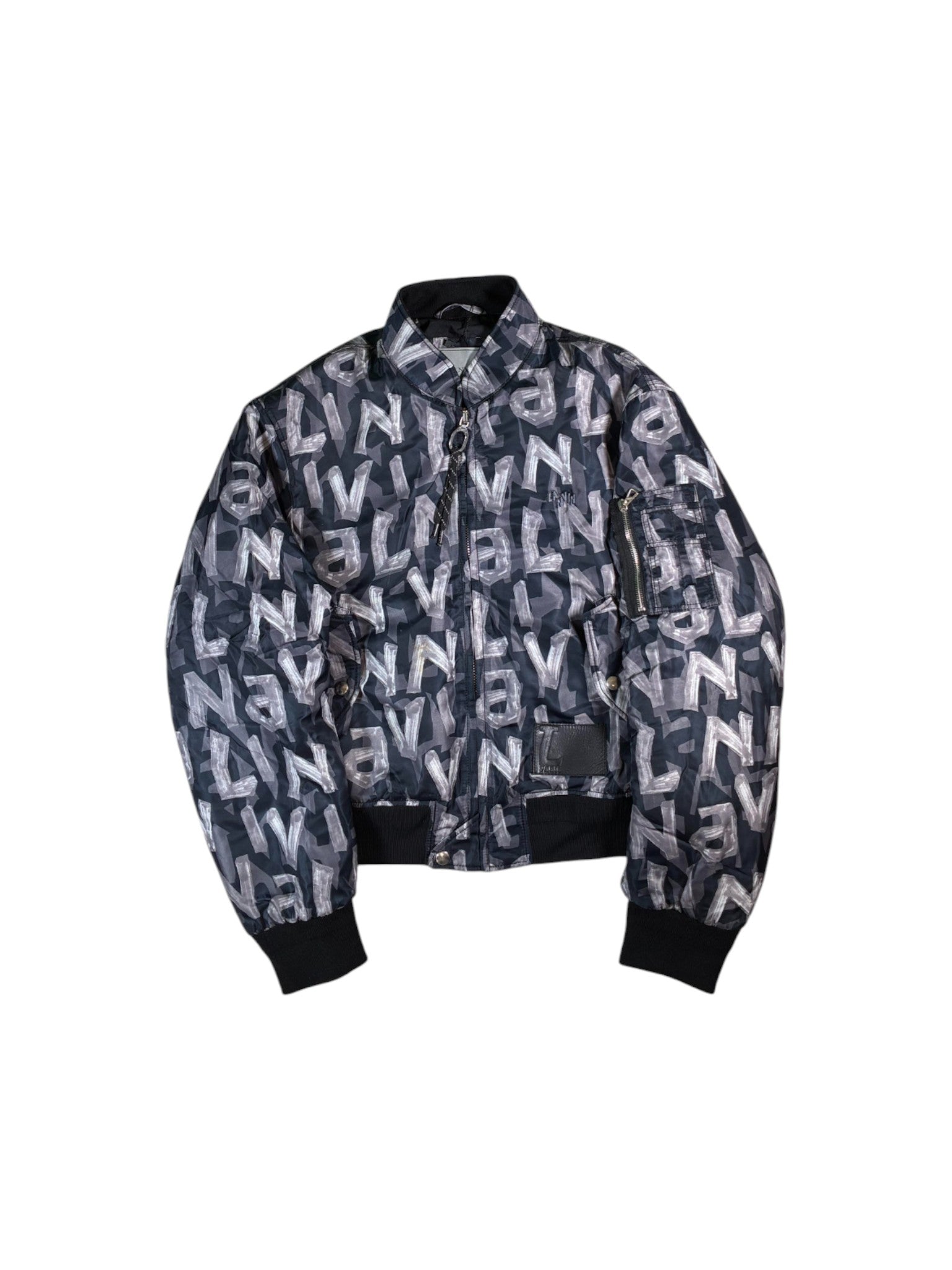 Lanvin Grey Bomber Jacket