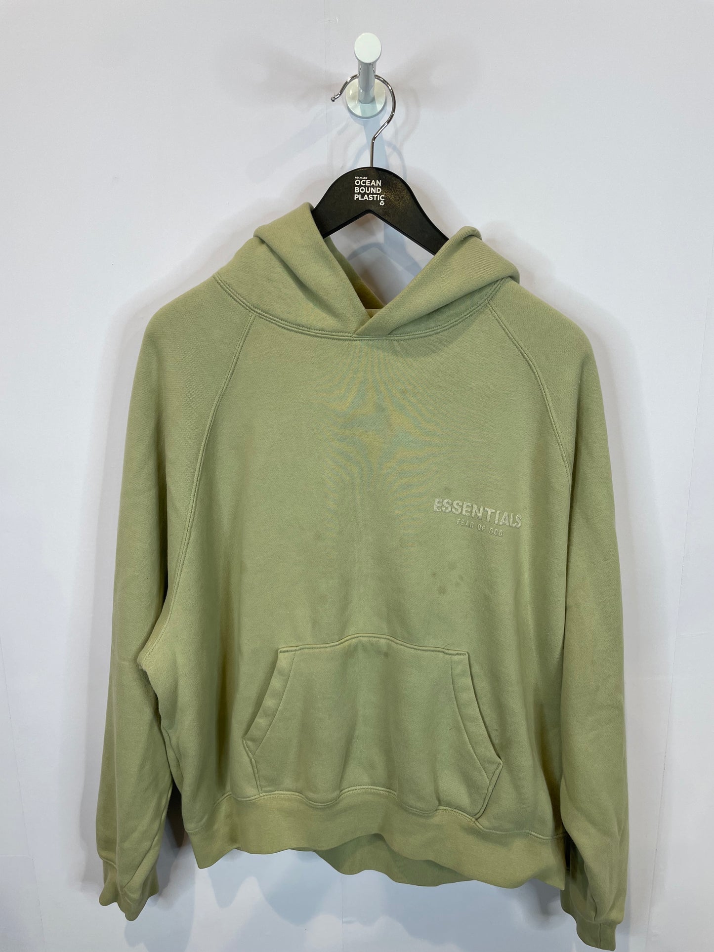 Essentials Hoodie Moss Used Medium