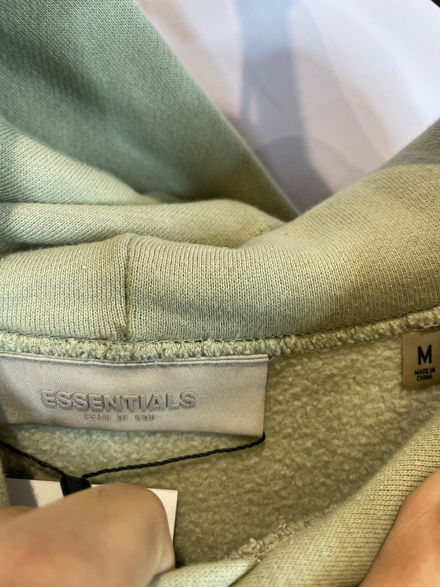 Essentials Hoodie Moss Used Medium