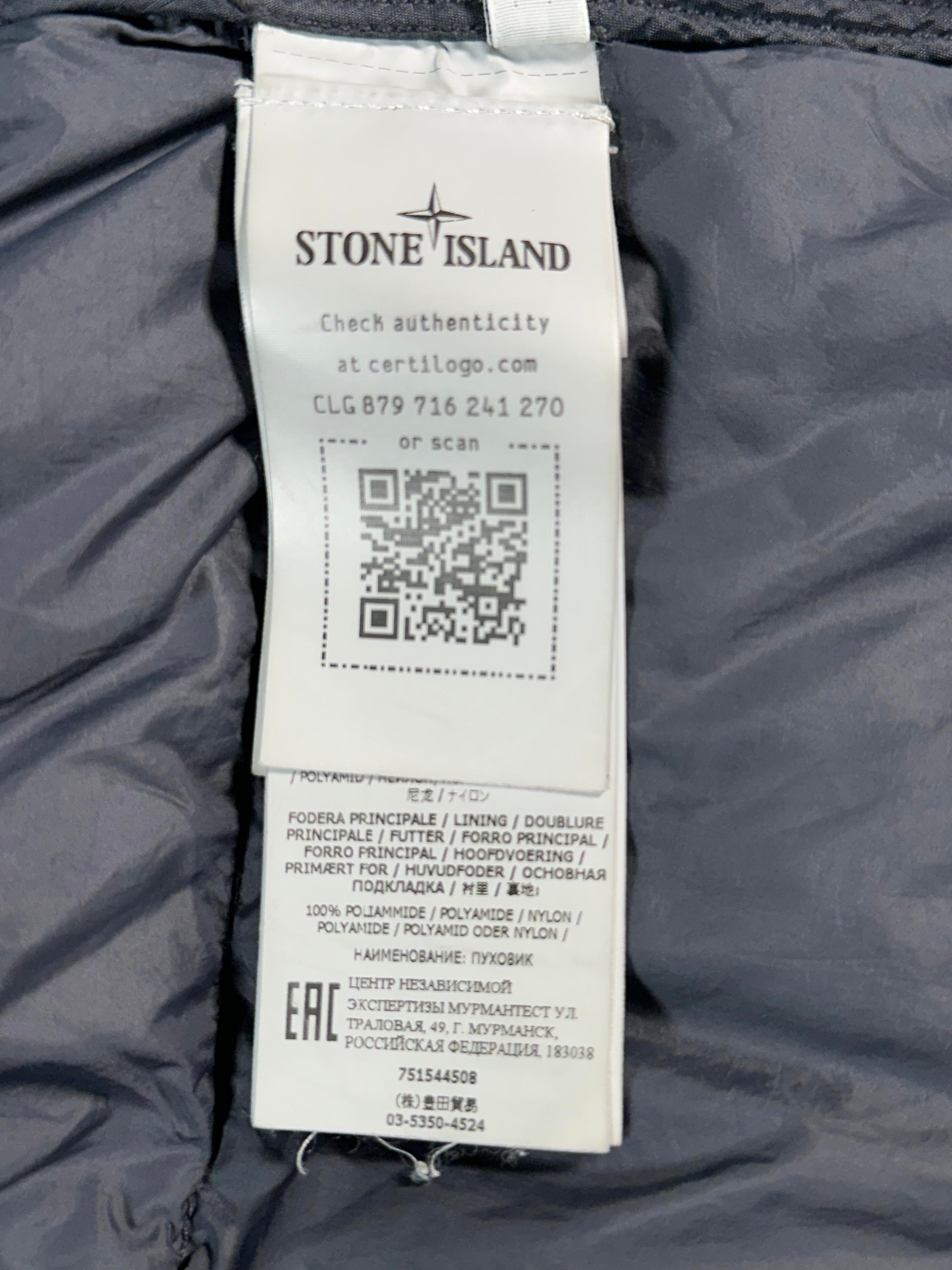 Stone Island Black Puffer Jacket