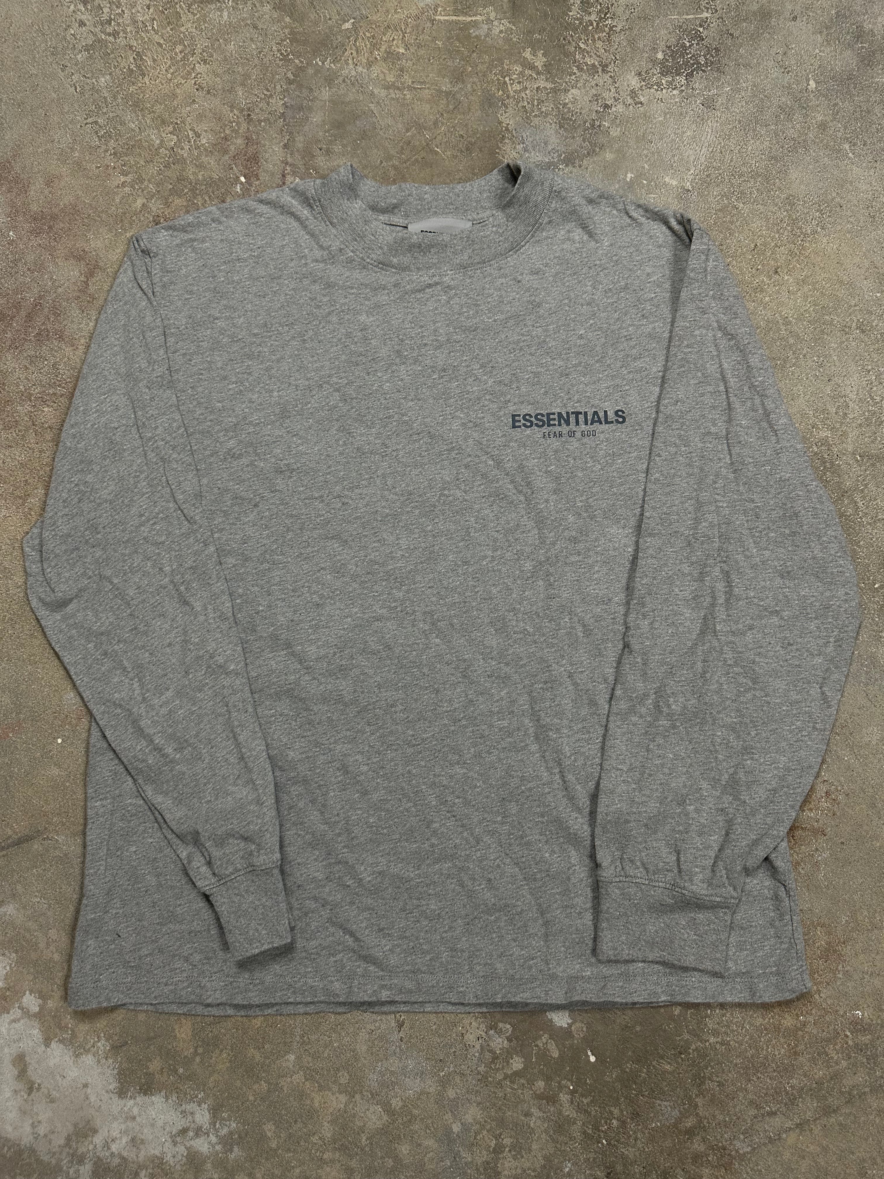 Essentials LS Dark Oatmeal Used Large