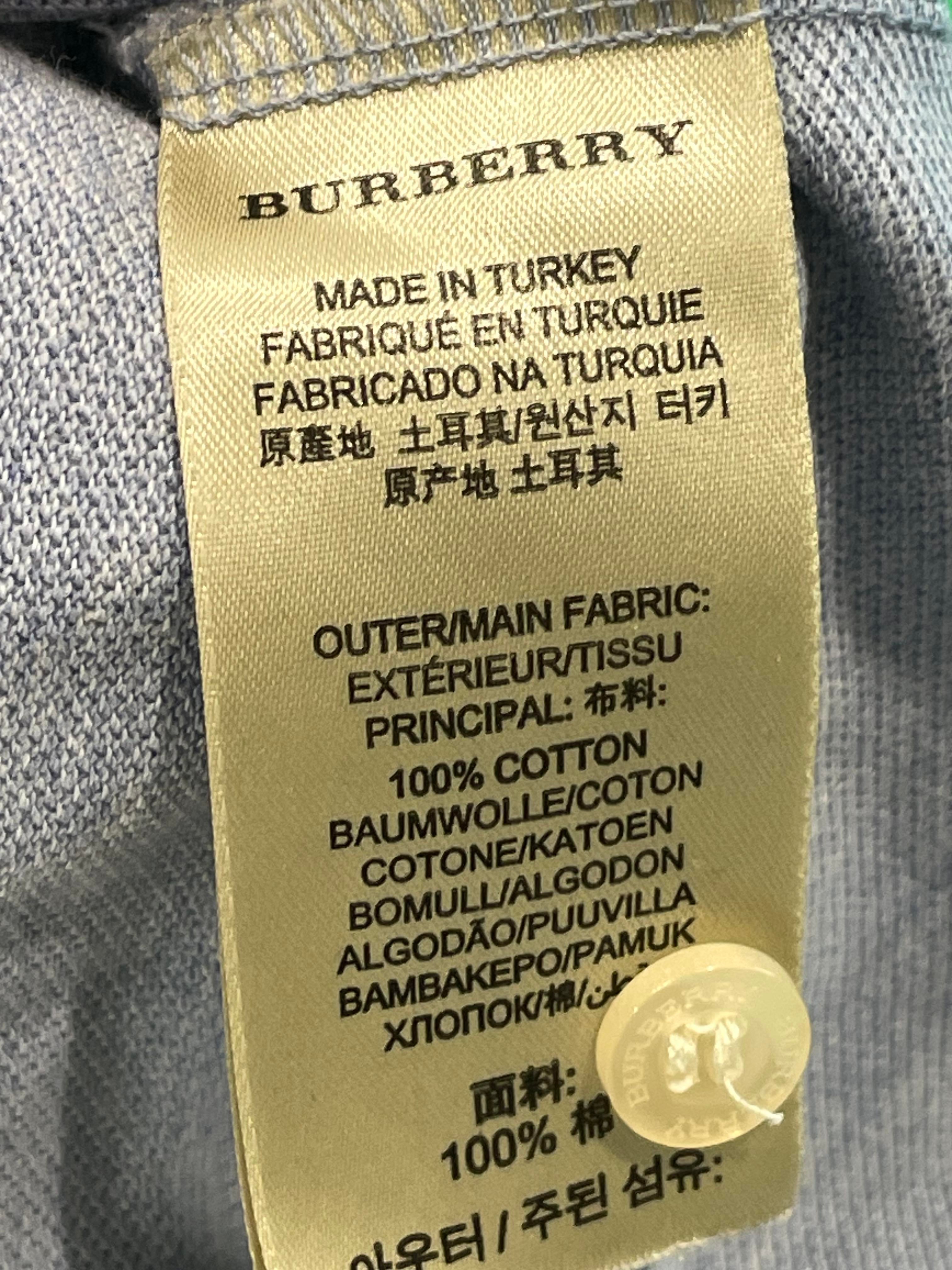 Burberry Monogram Polo Blue