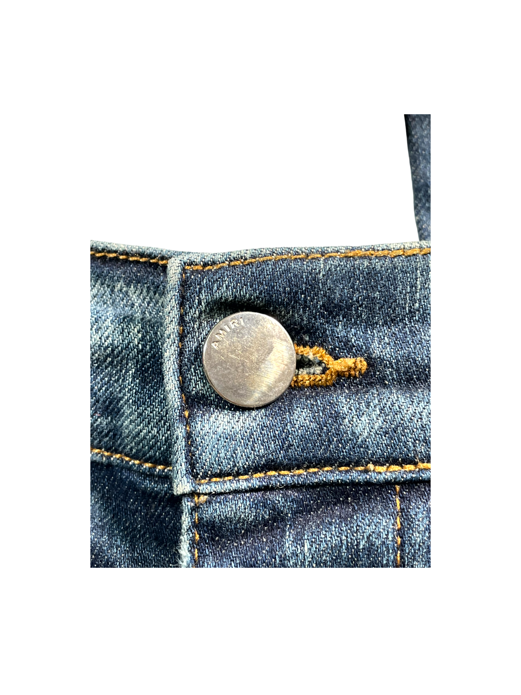 Amiri Old English Dark Wash & Navy Jeans