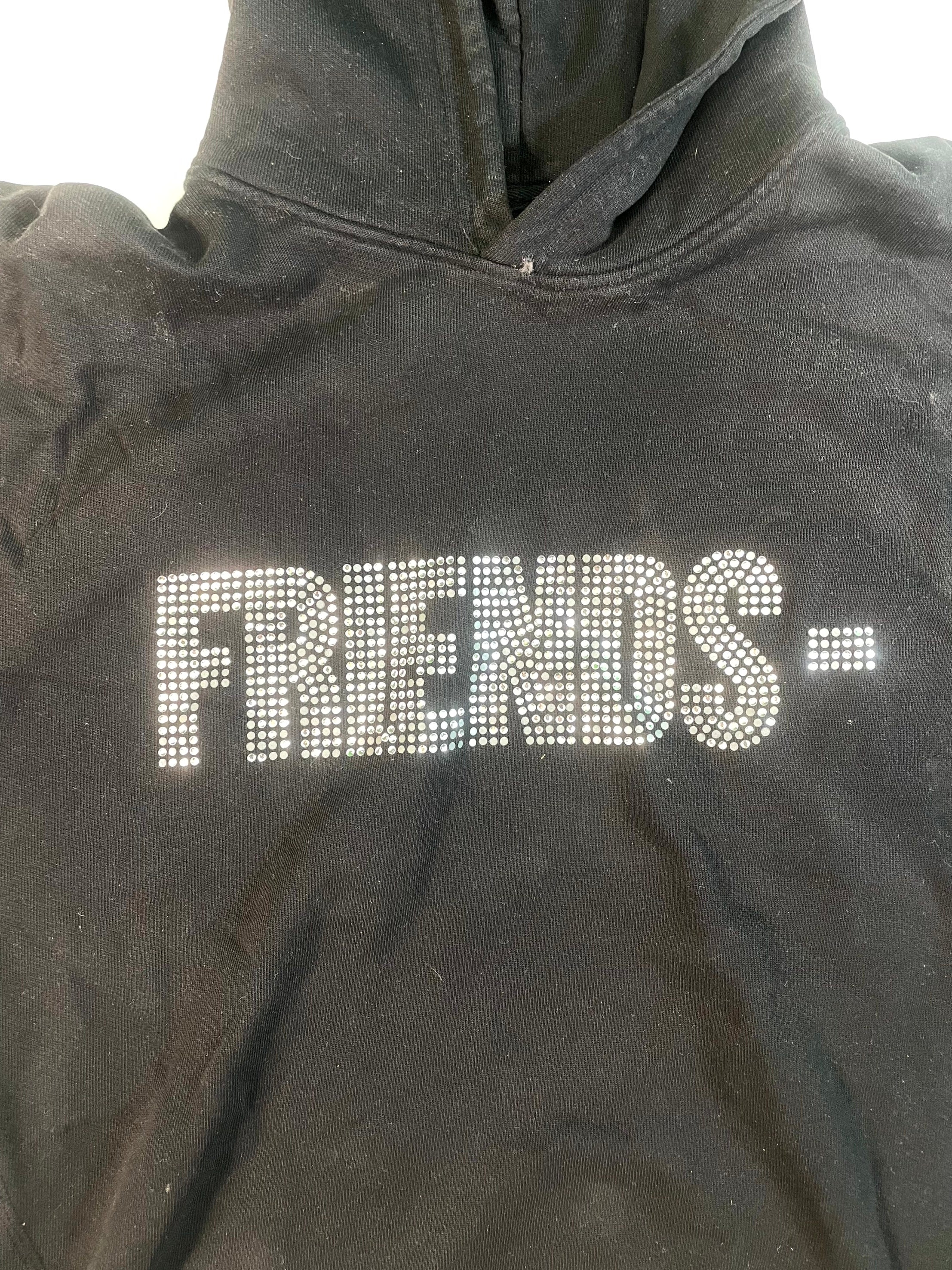Vlone Swarovski Friends Black Hoodie