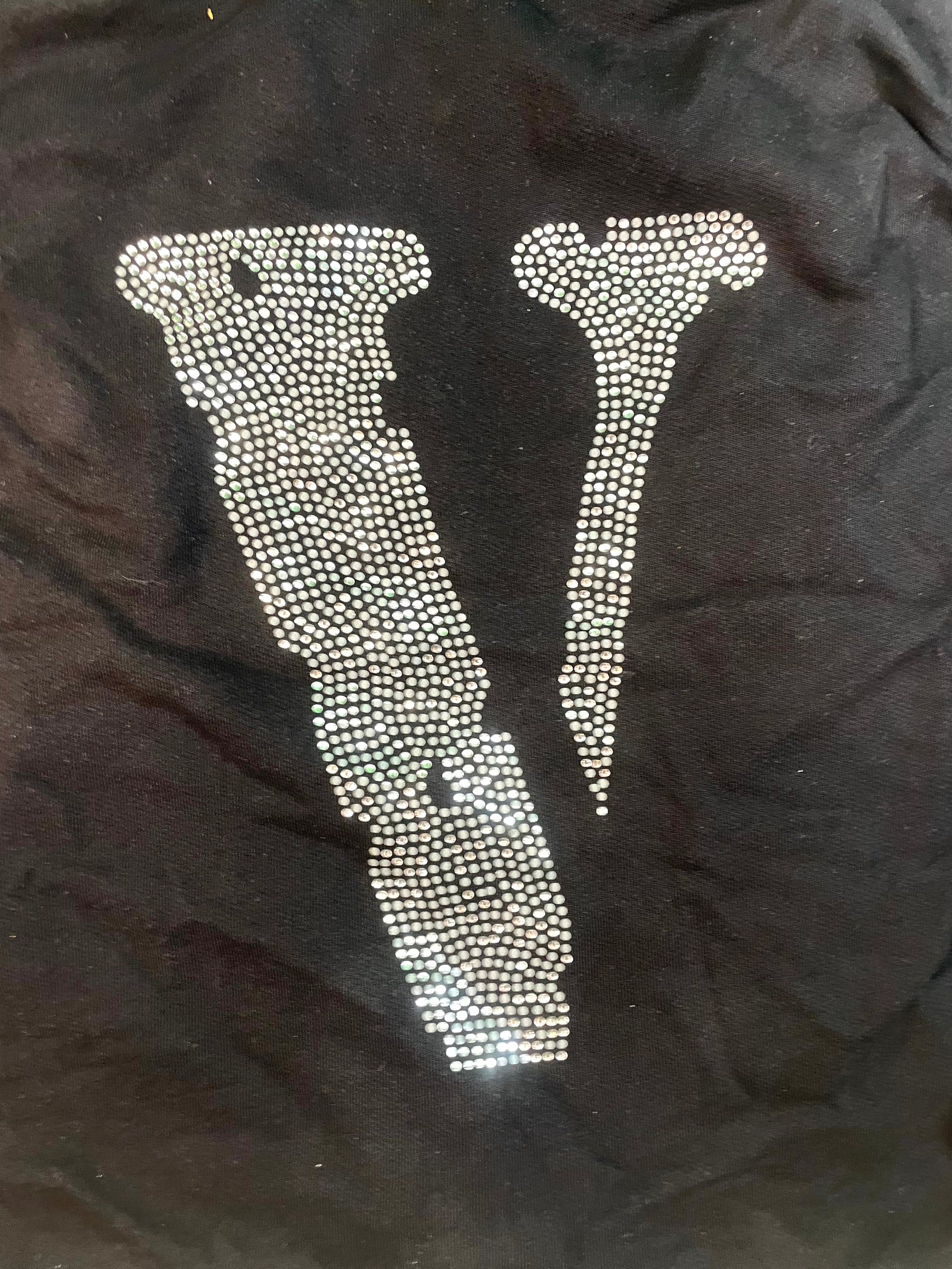 Vlone Swarovski Friends Black Hoodie