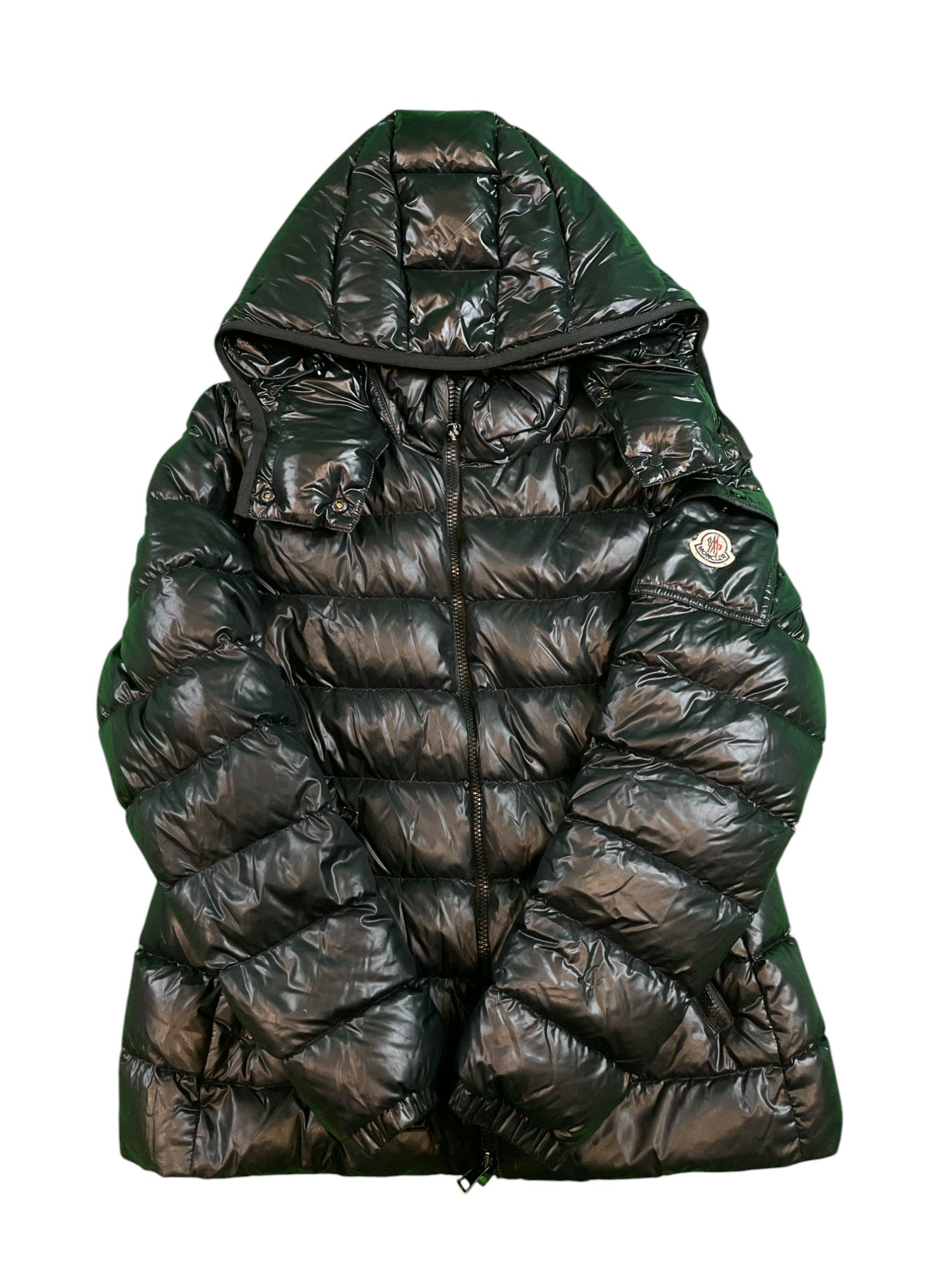 Moncler Bady Giubbotto Puffer Jacket Black (WOMENS BROKEN ZIPPER)