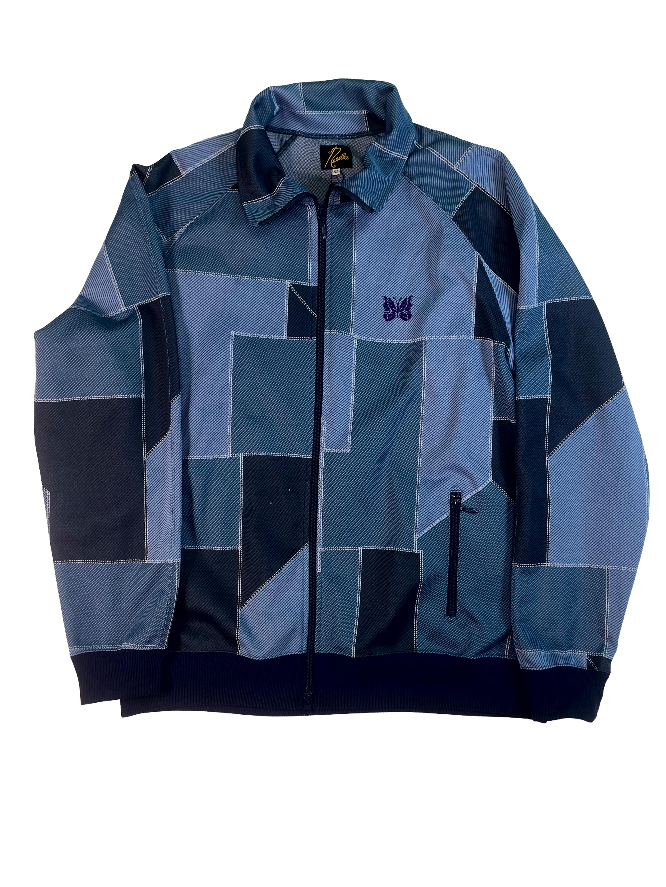 Needles Track Navy & Purple Jacket