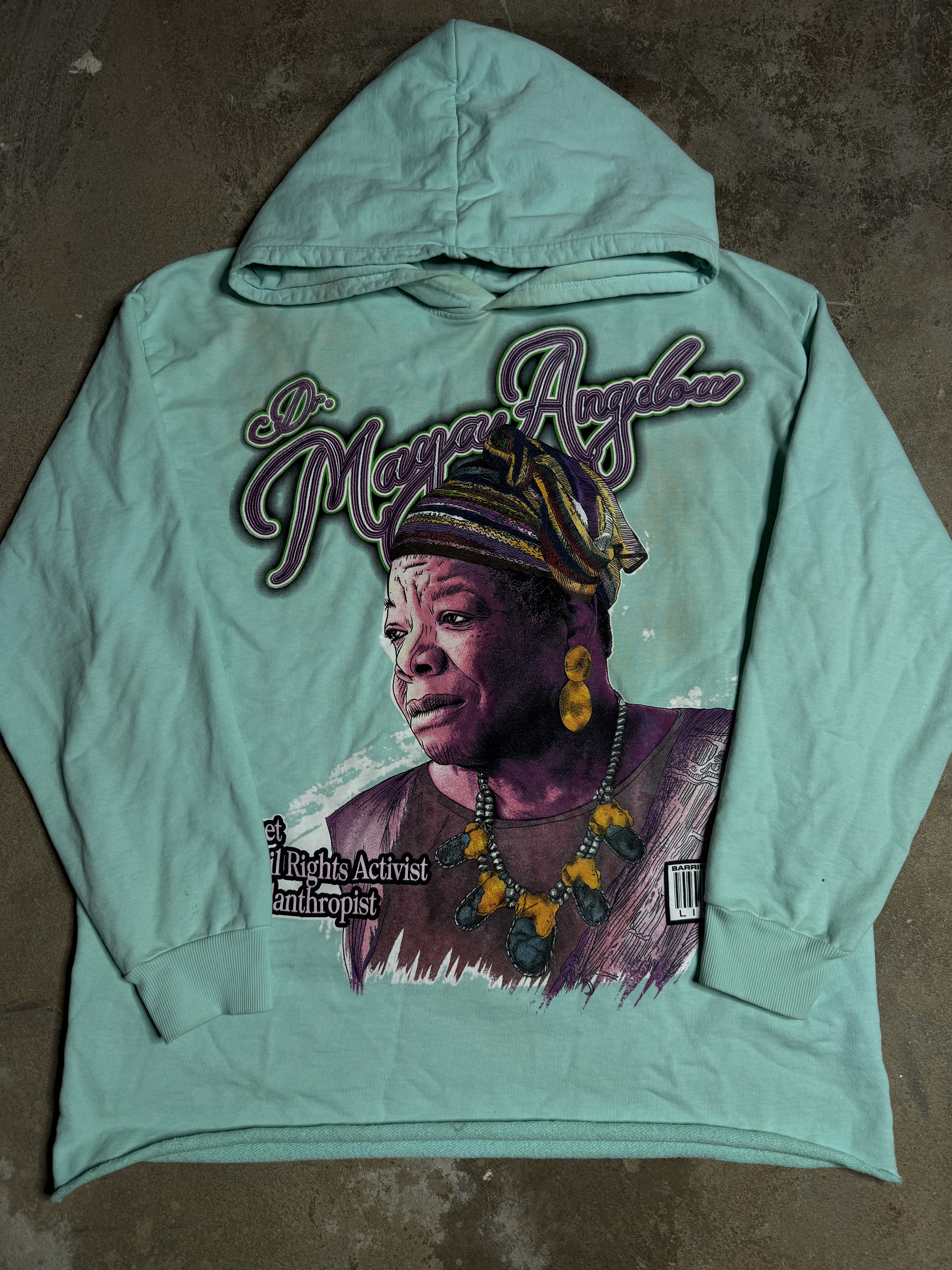 Barriers Hoodie Baby Blue Used 3XL