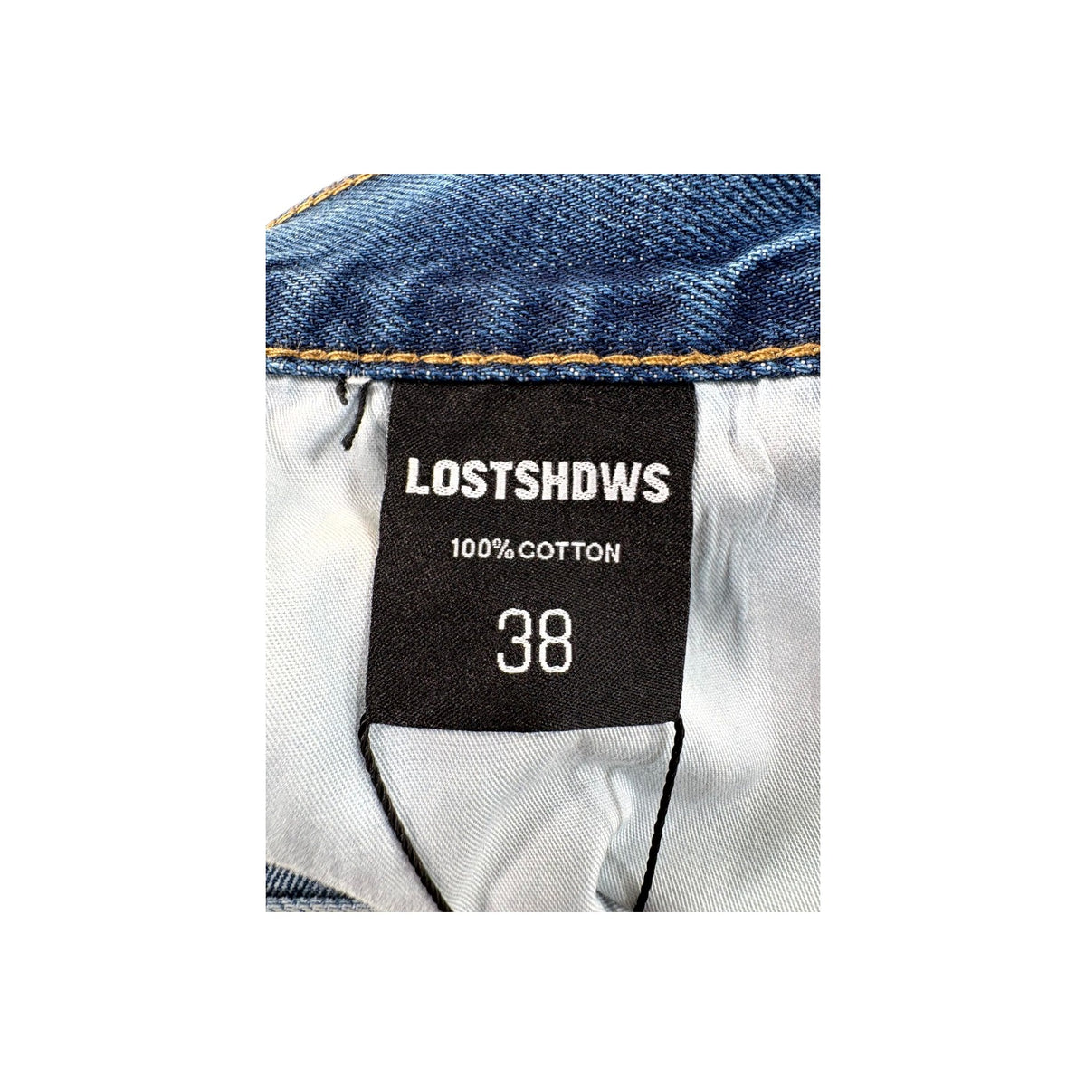 LOSTSHDWS Light Wash & Red Jeans