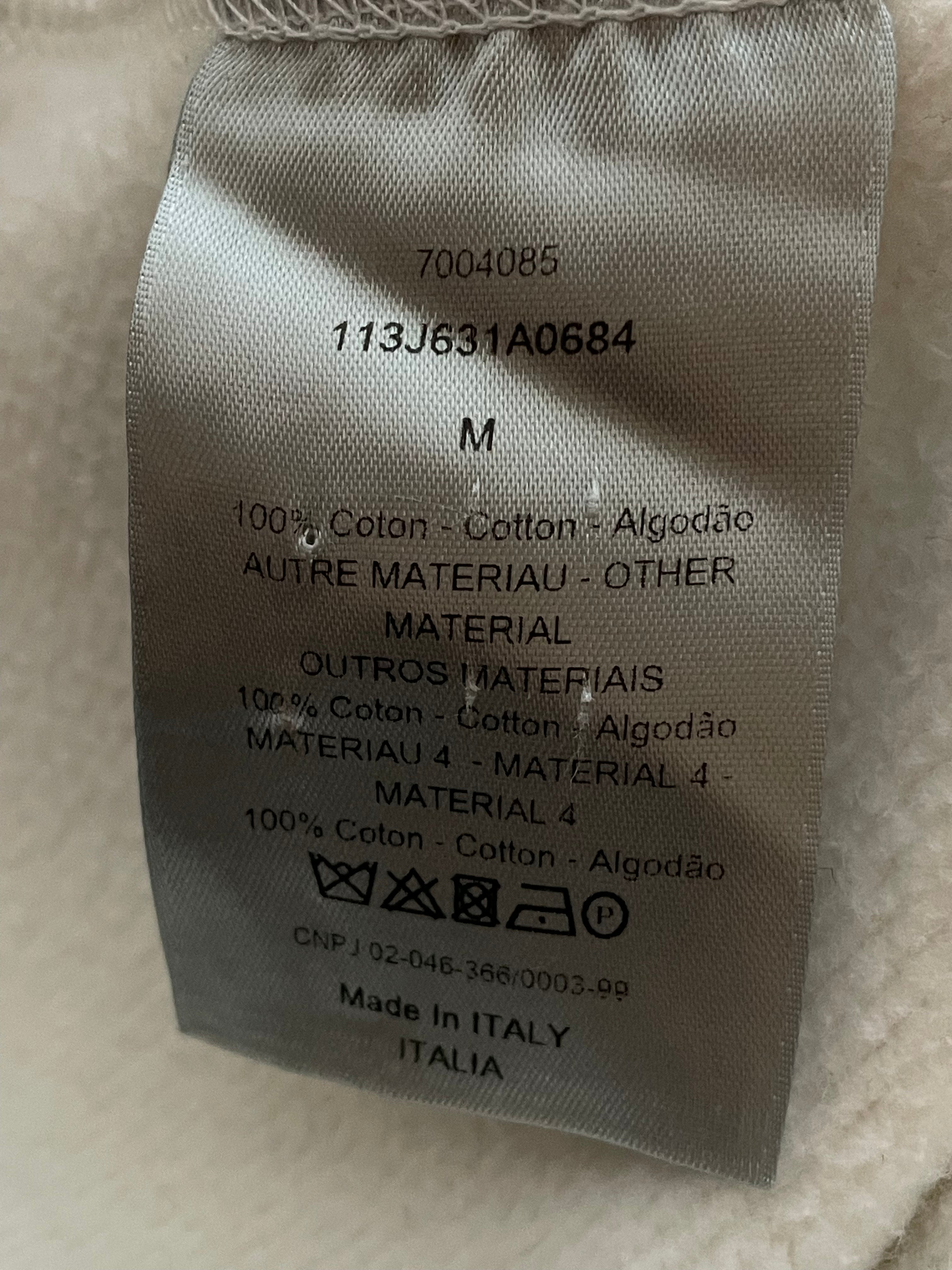 Dior White Towel Hoodie