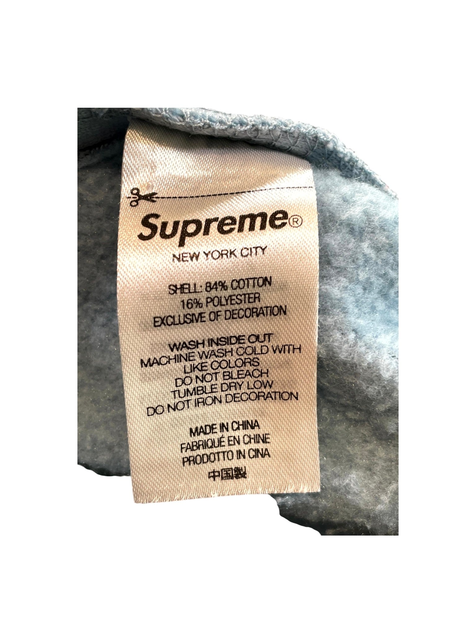 Supreme x Yankees Camo Blue Sweats