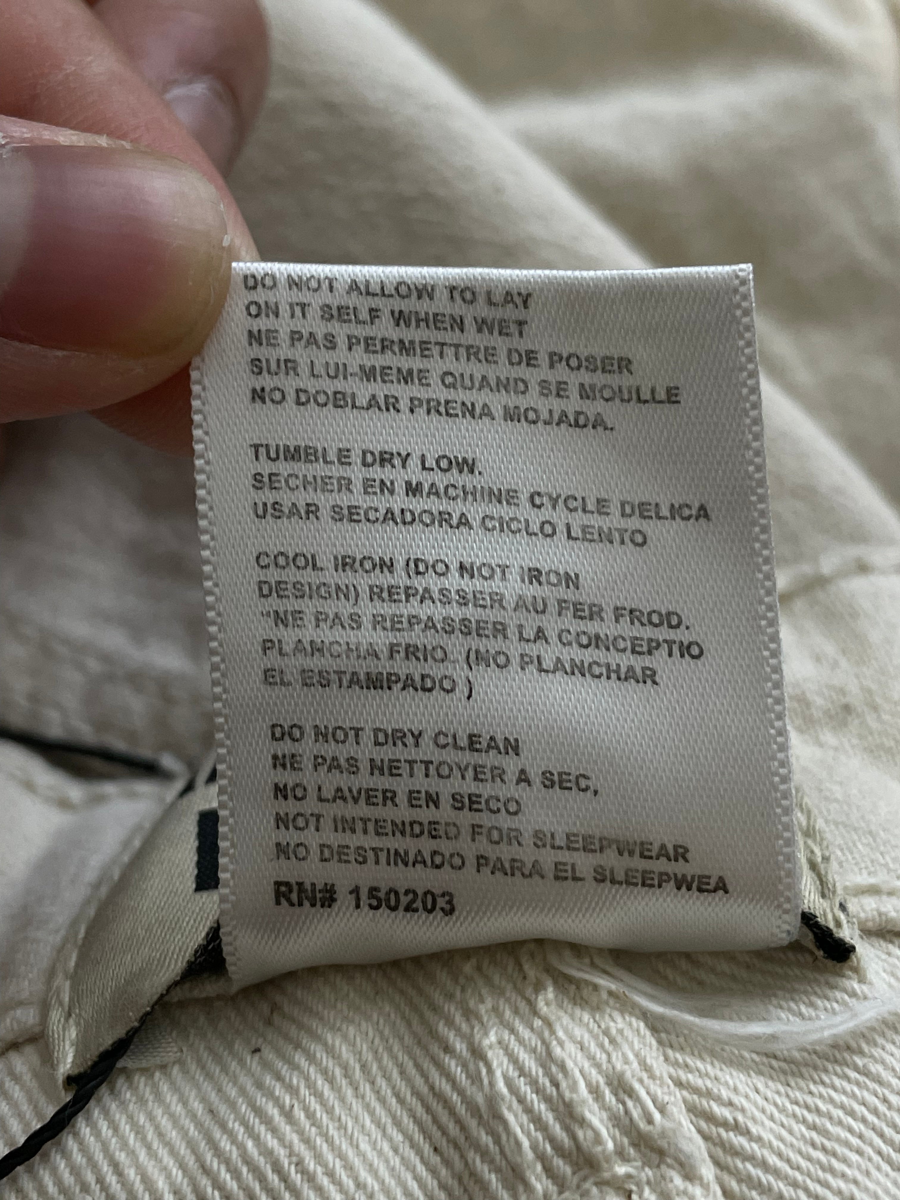 Gallery Dept Paint Splatter Beige Flared Jeans