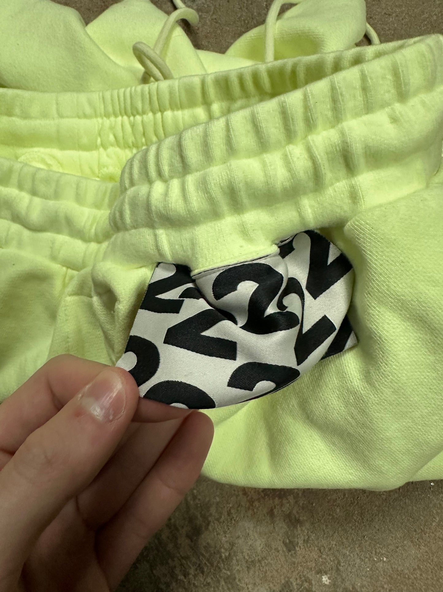 RRR123 Sweatshorts Lime Multi New 2 (Medium) With Tags