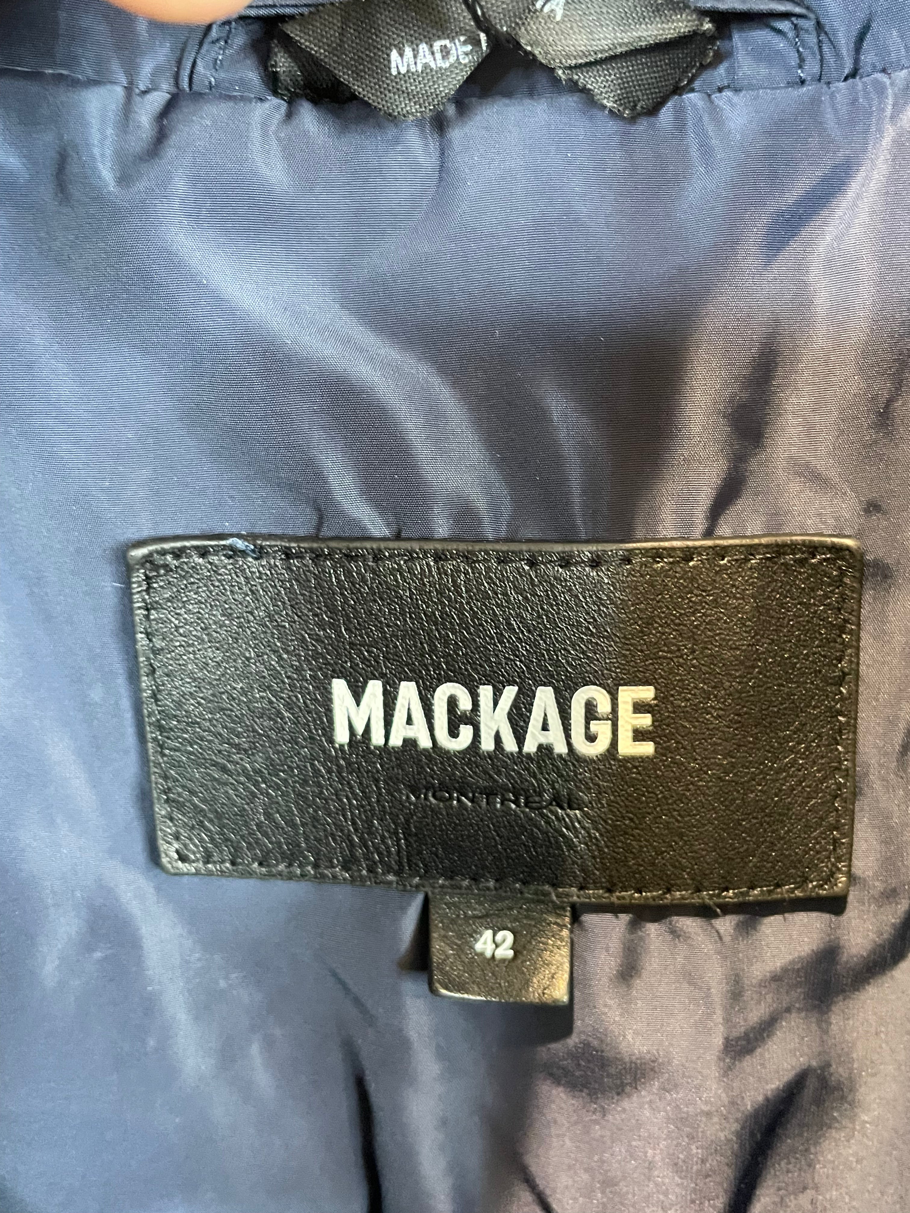 Mackage Parka Navy Used 42 (US XL)
