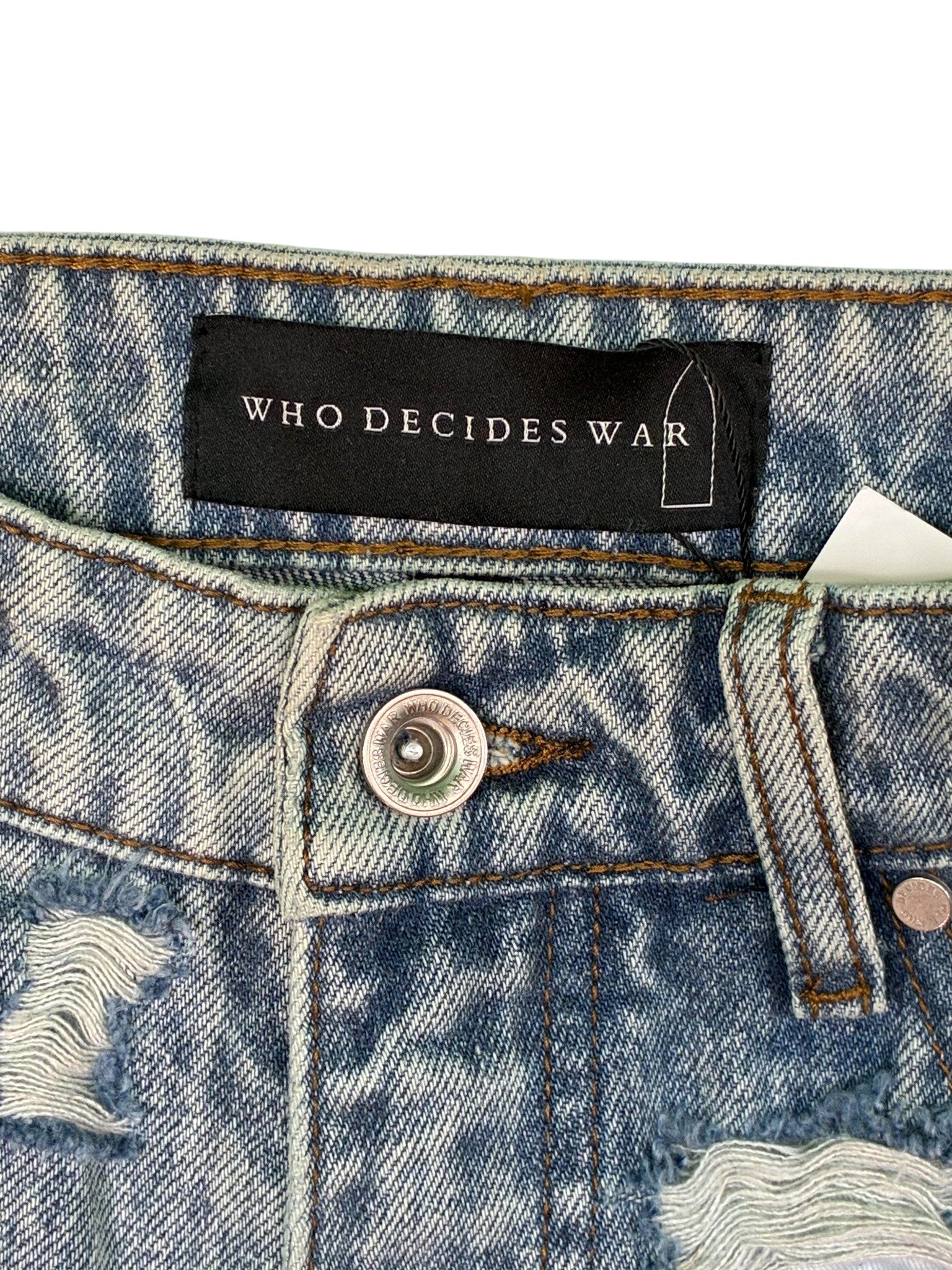 WDW Light Wash Ultra Flare Scripture Denim