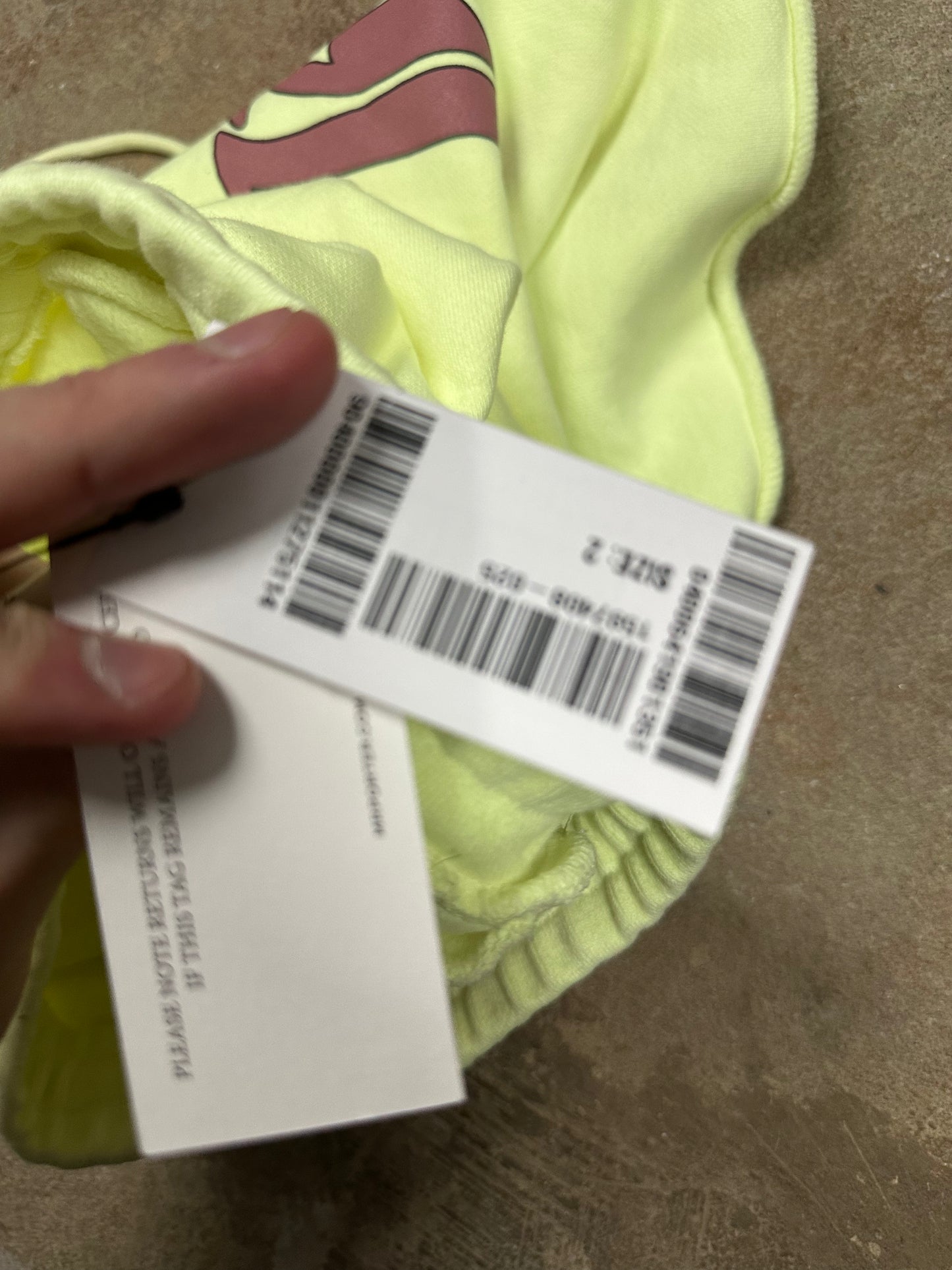 RRR123 Sweatshorts Lime Multi New 2 (Medium) With Tags