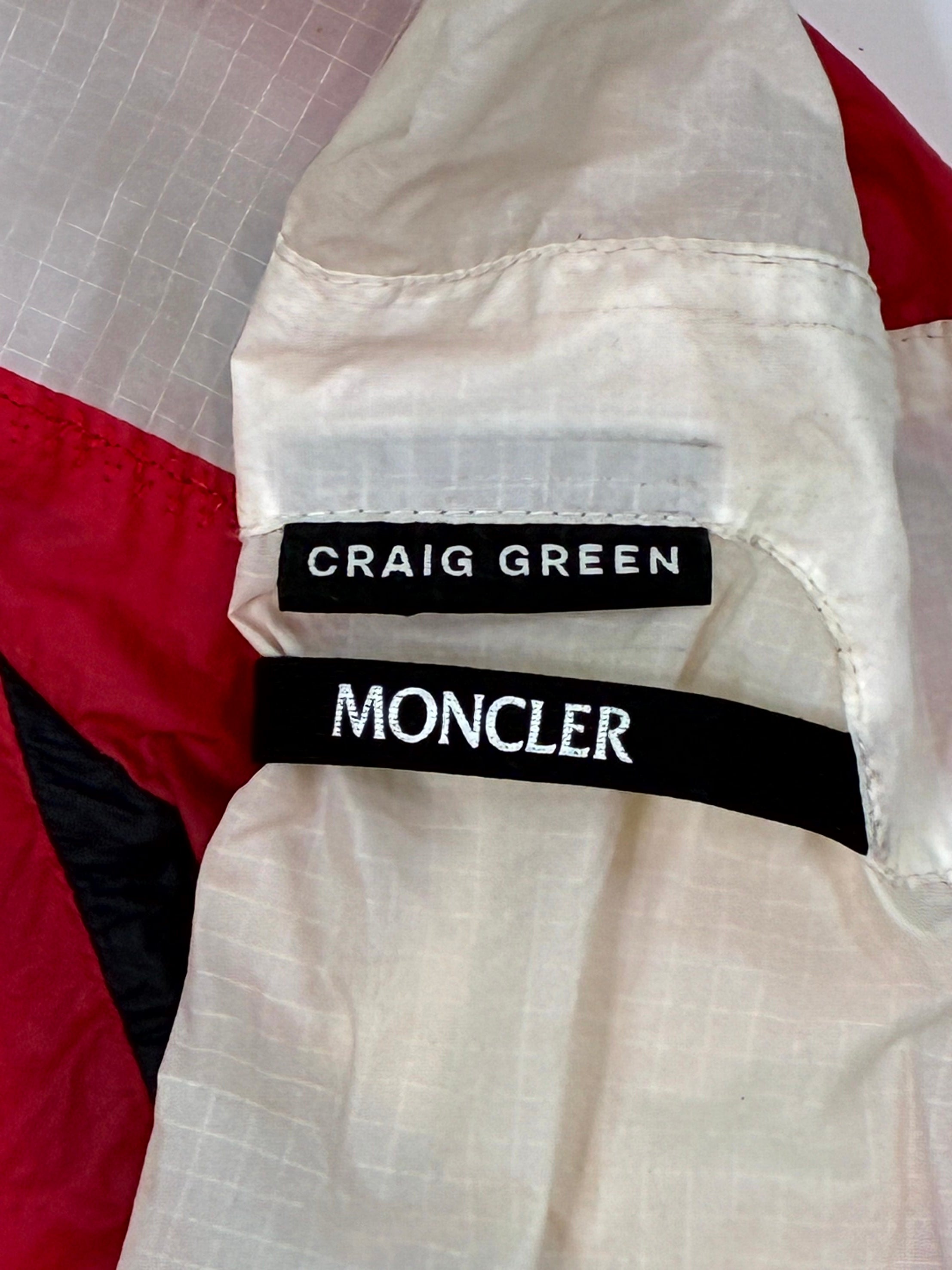 Moncler Craig Green Wind Breaker Red & Navy Jacket