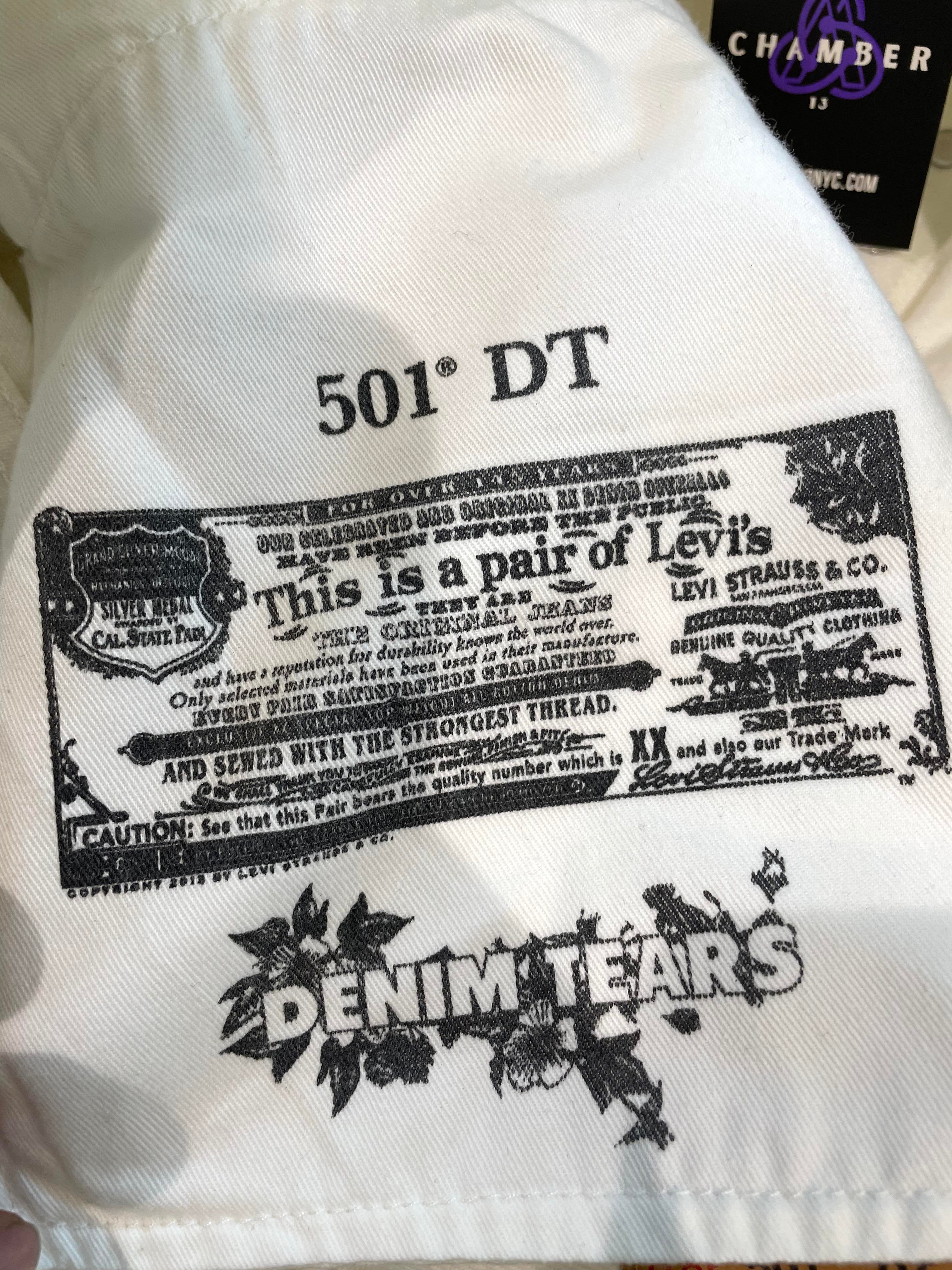 Denim Tears Cotton Wreath Jean White