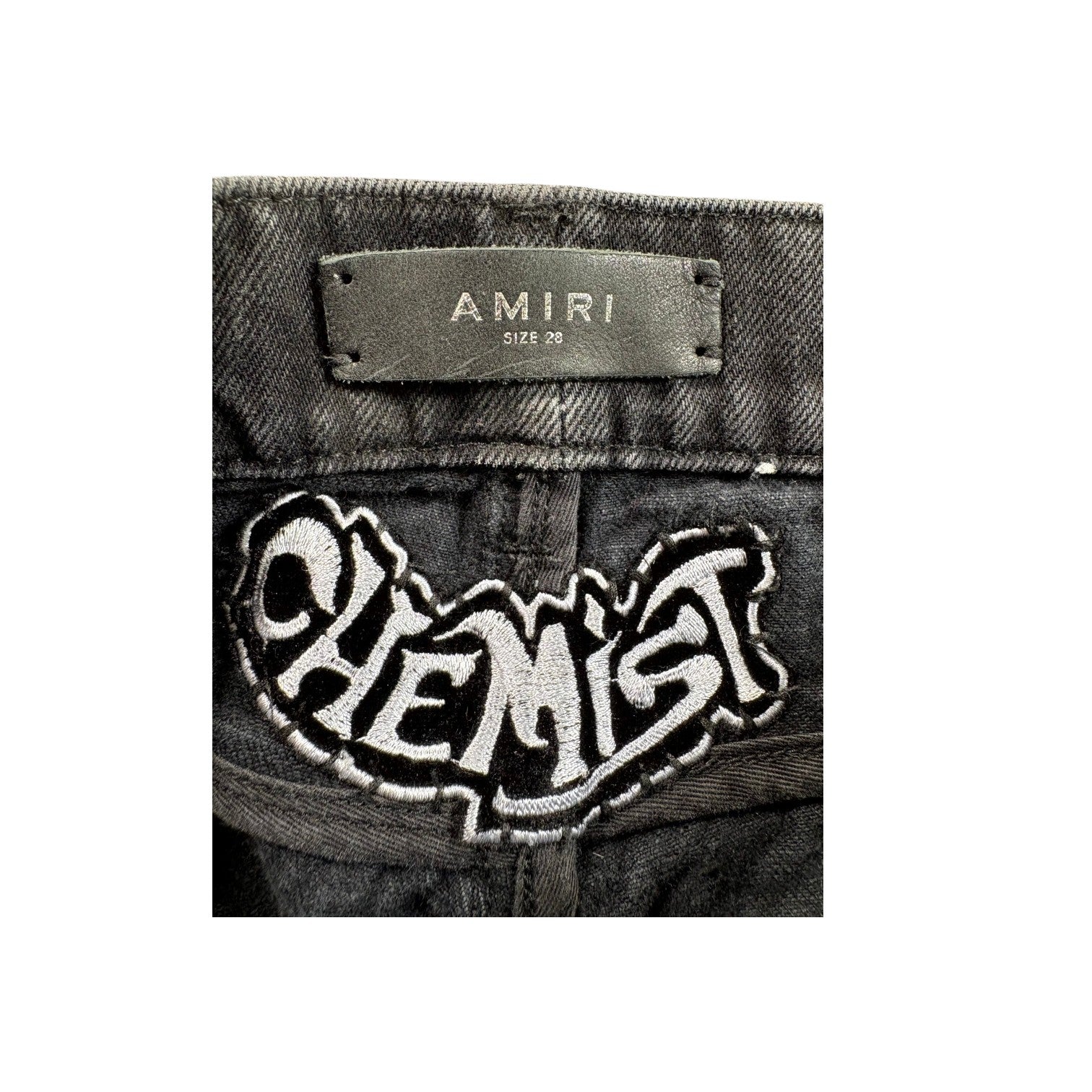 Amiri Cargo Chemist Stars Black Jeans