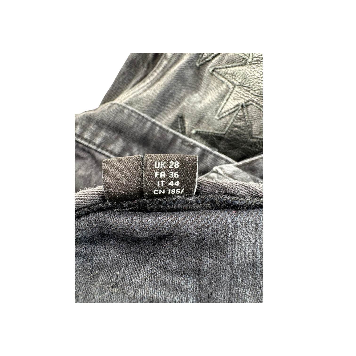 Amiri Cargo Chemist Stars Black Jeans