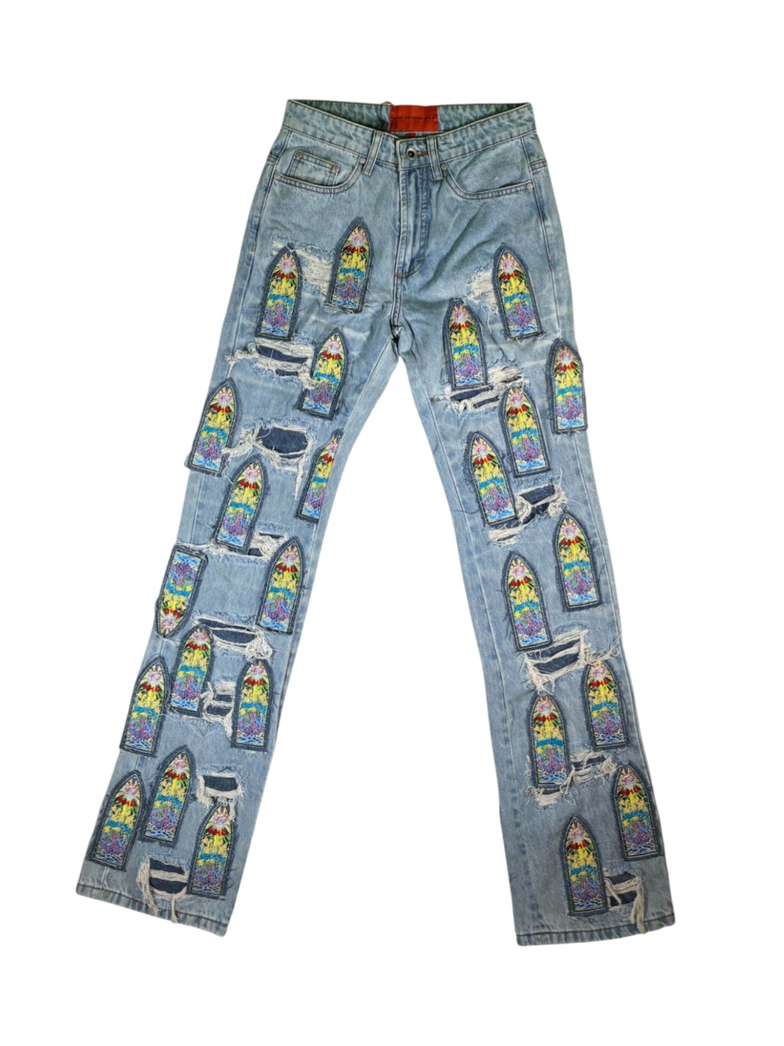 Amiri Ripped Thrasher Jeans