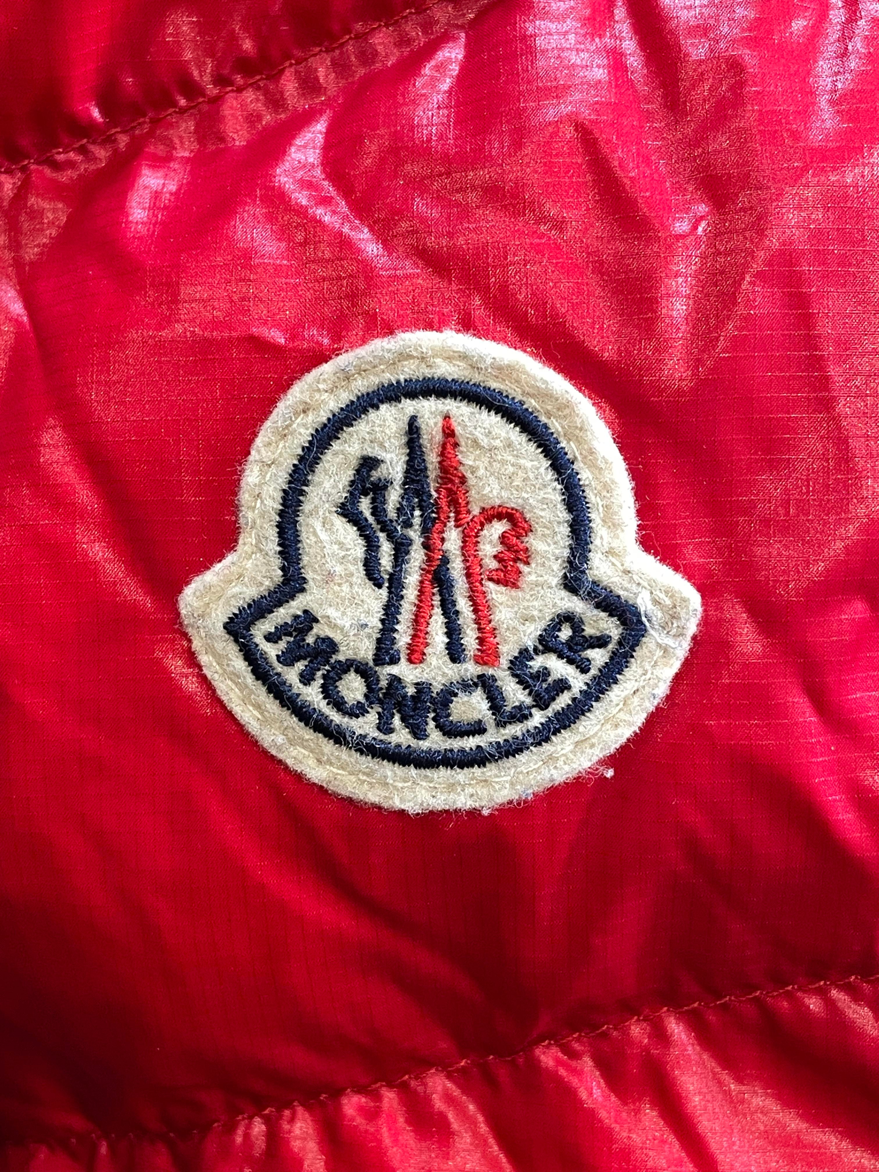 Moncler Red & Navy Puffer jacket
