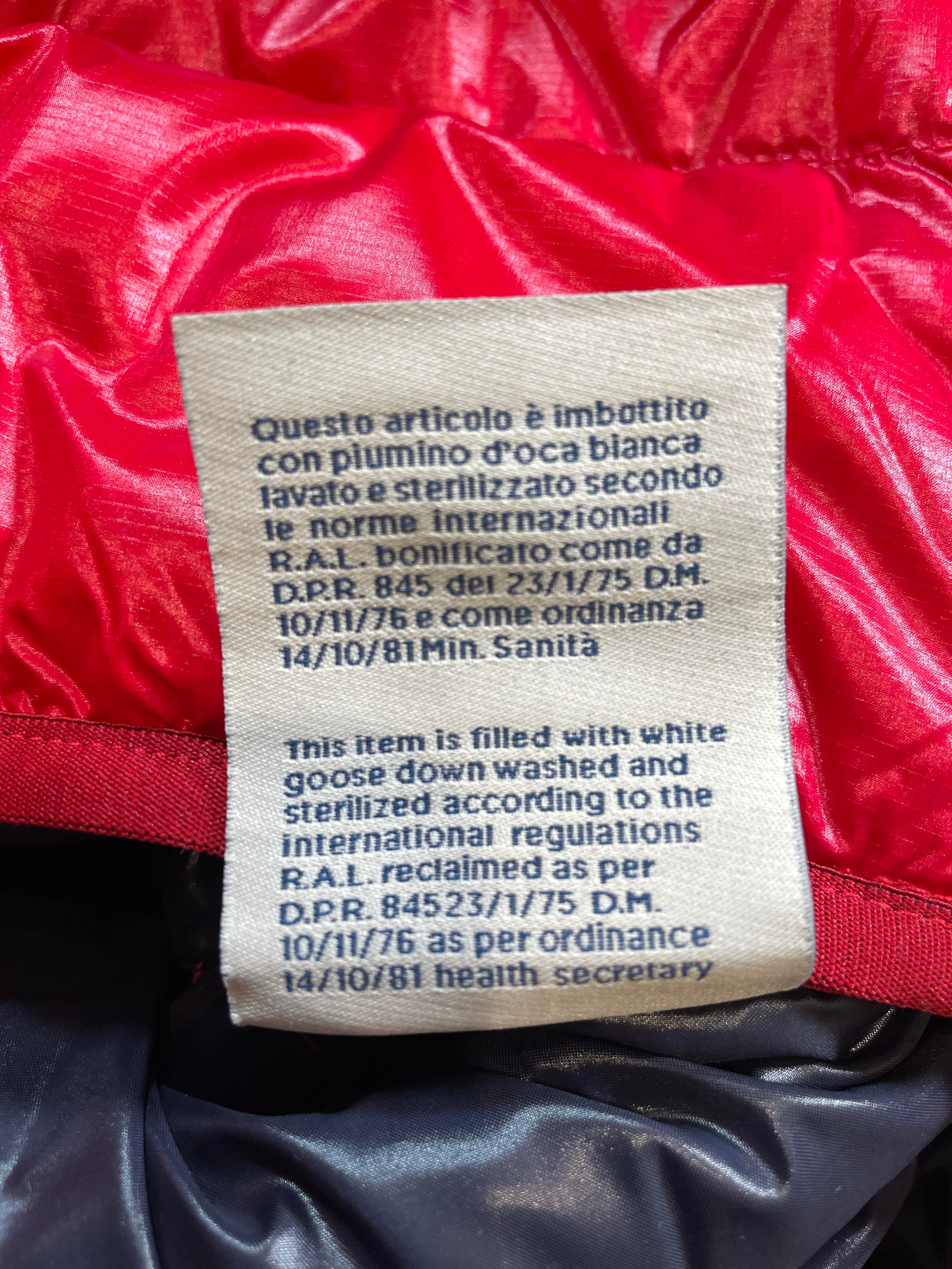 Moncler Red & Navy Puffer jacket