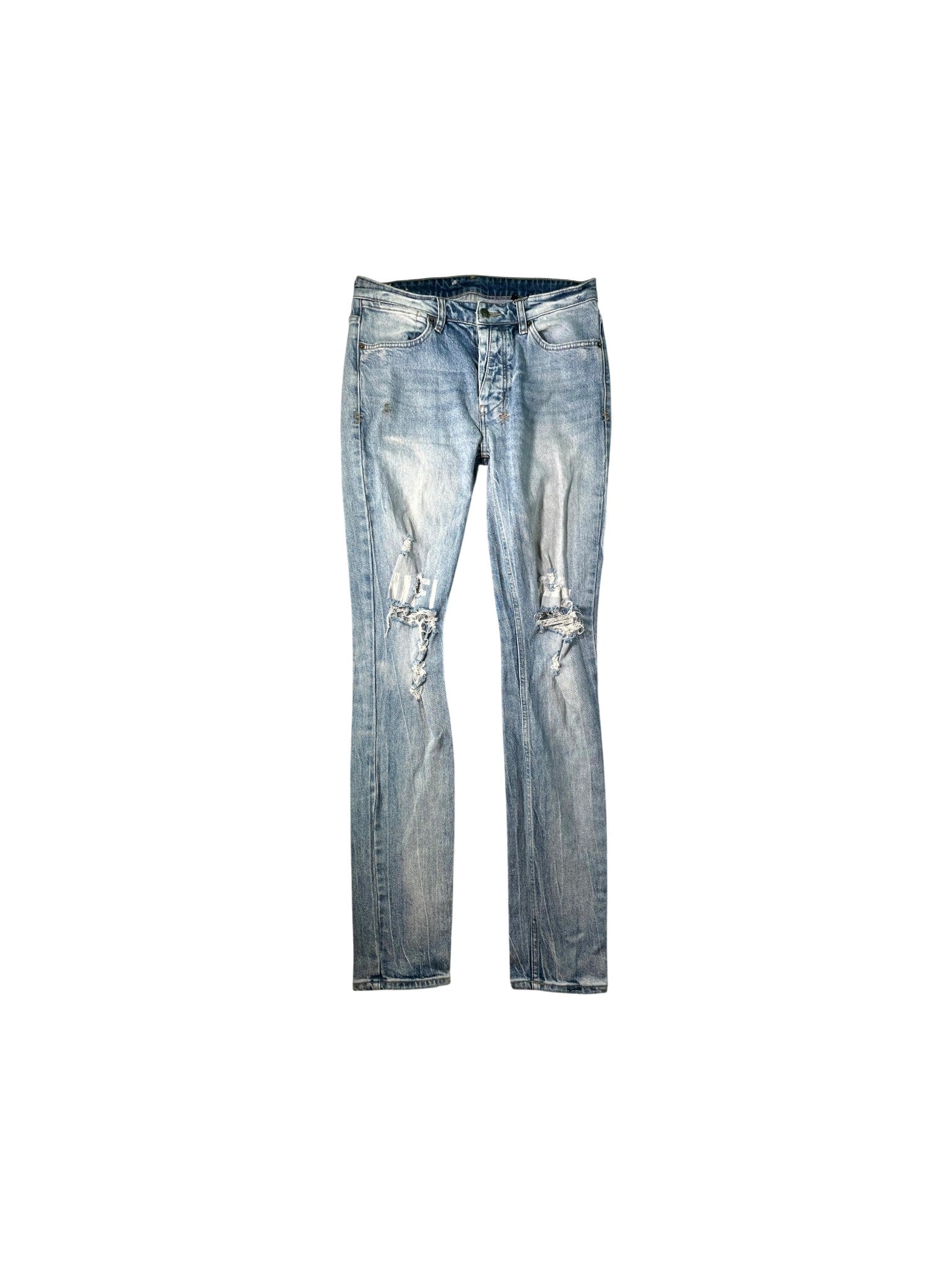 Ksubi "HIFI" Ripped Light Wash Jeans