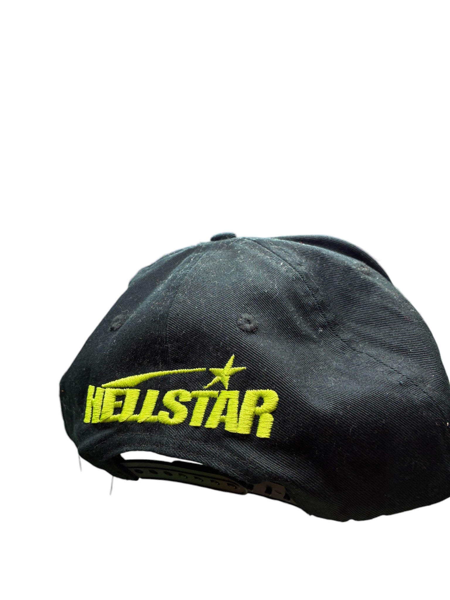 Hellstar NY Flames Black Neon Snapback