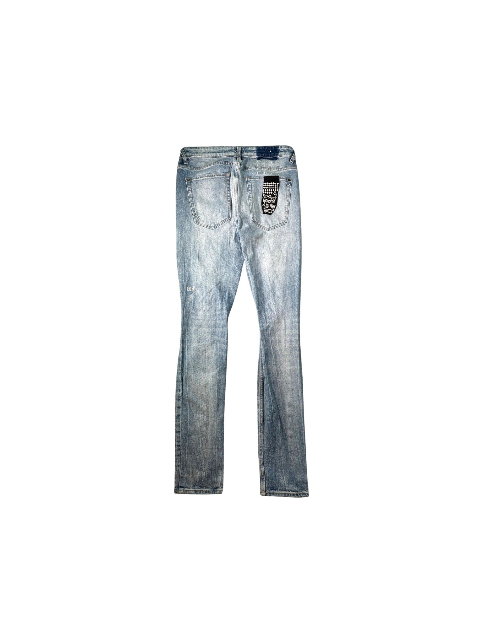 Ksubi "HIFI" Ripped Light Wash Jeans
