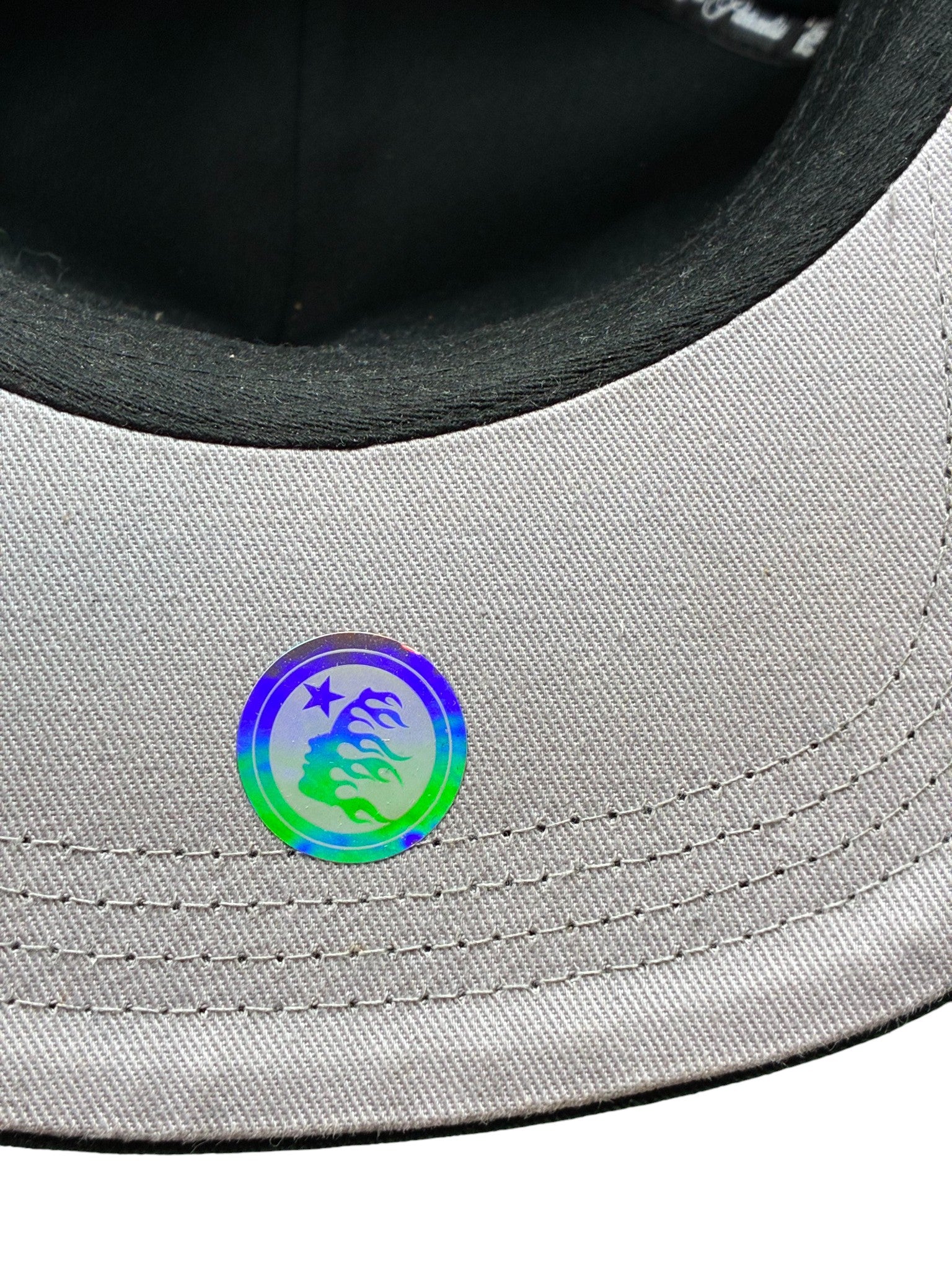 Hellstar NY Flames Black Neon Snapback