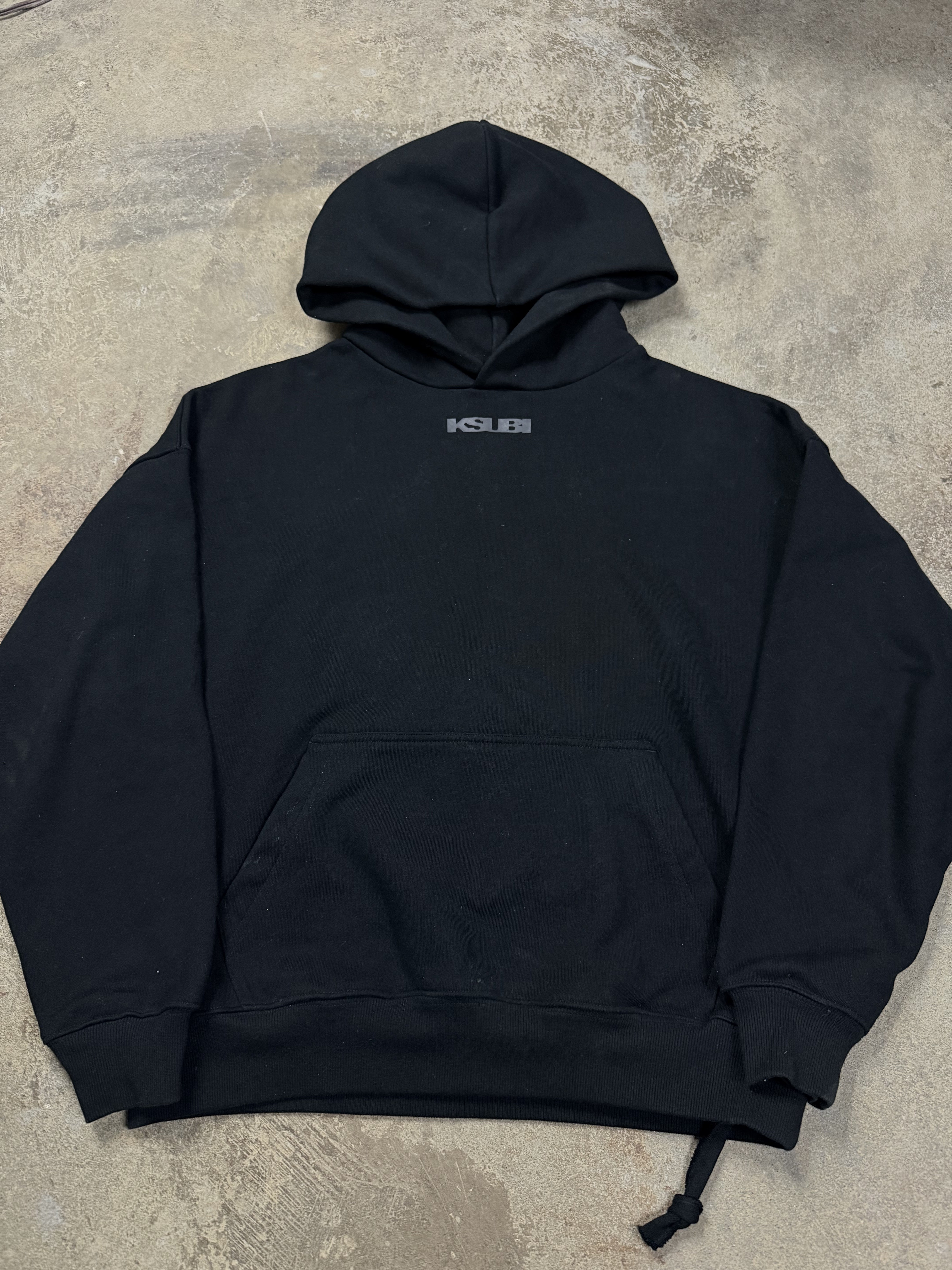 Ksubi Hoodie Black Tonal Used XS