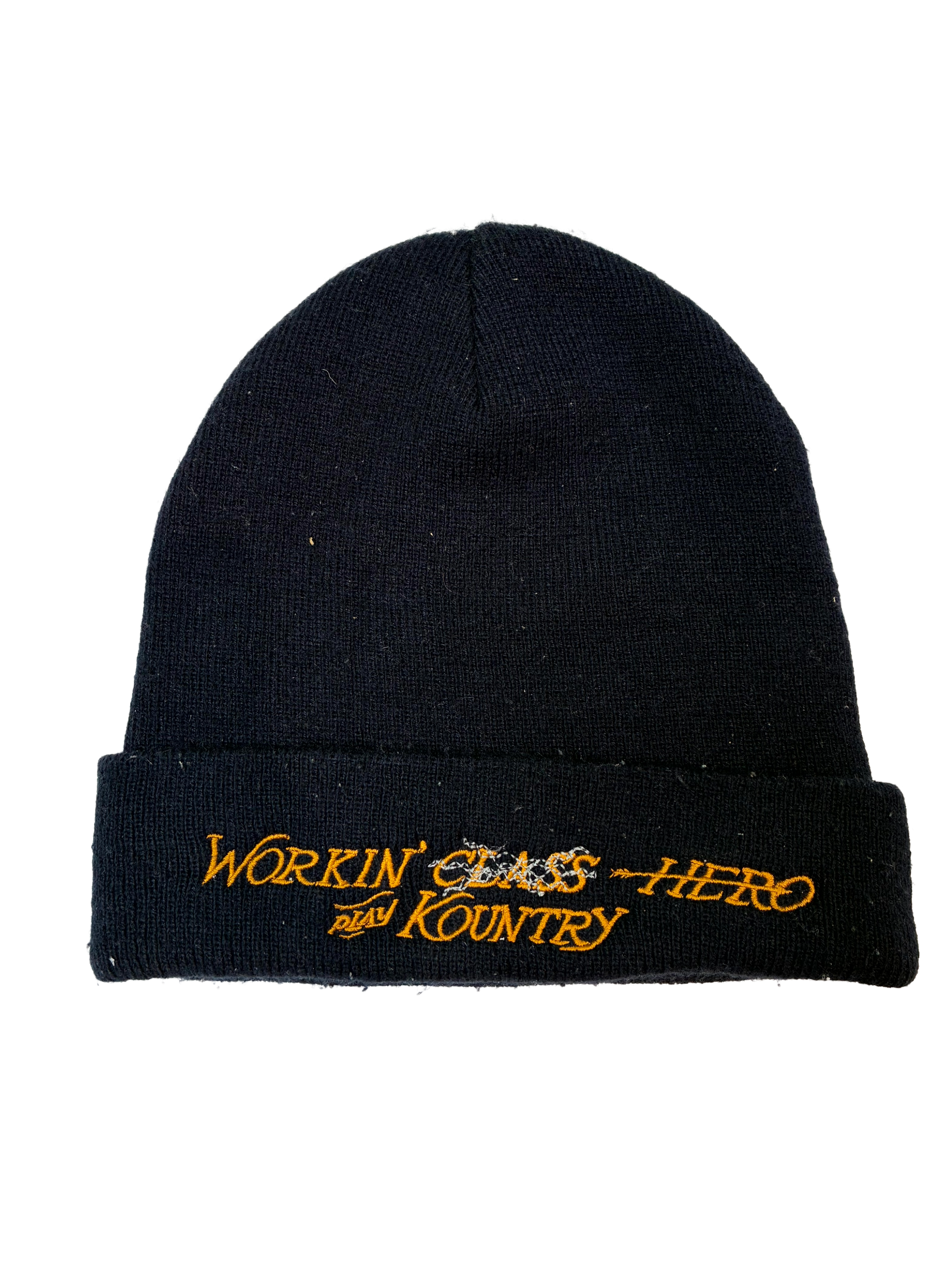 Kapital Working Class Hero Black Beanie