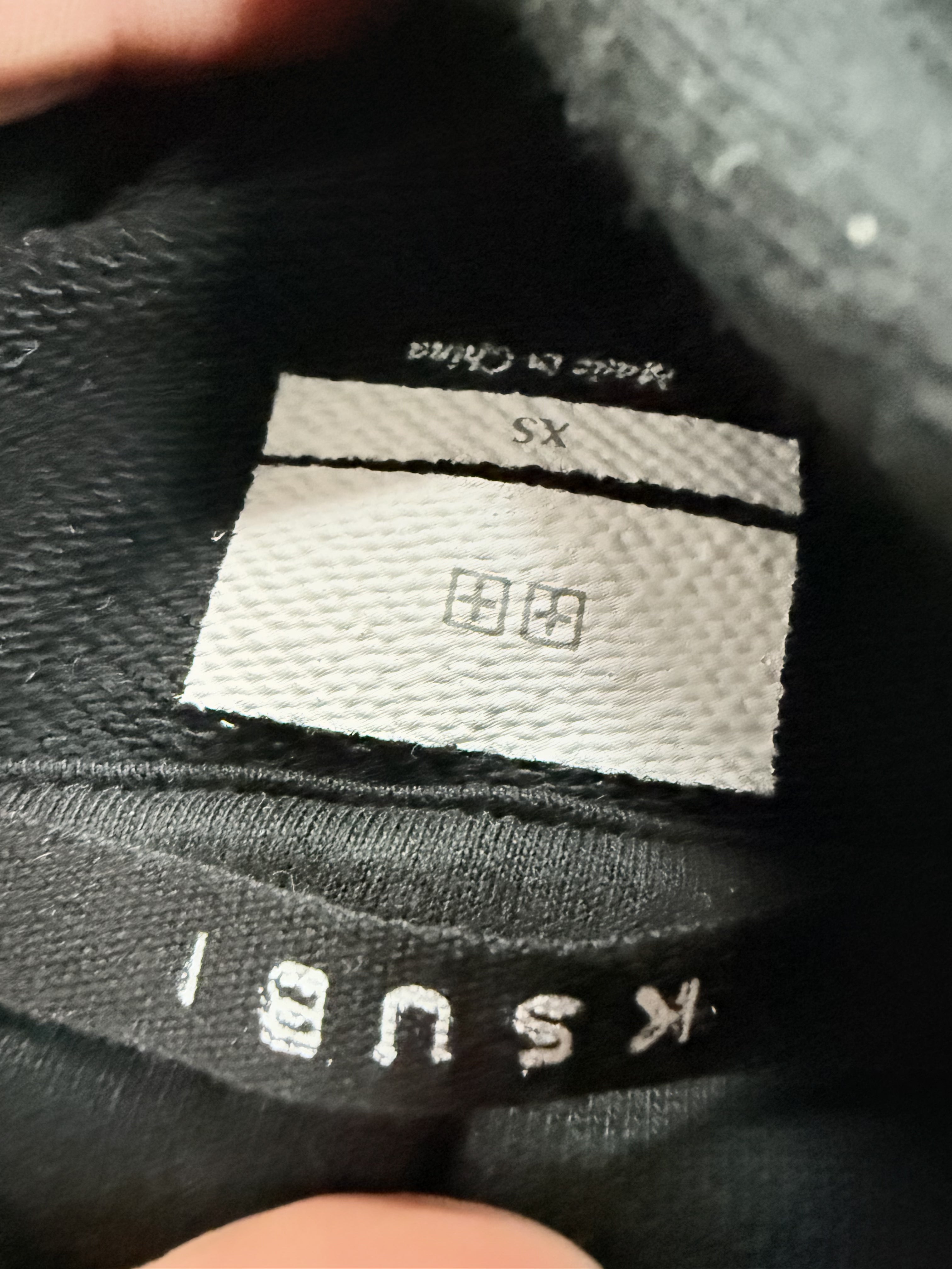 Ksubi Hoodie Black Tonal Used XS