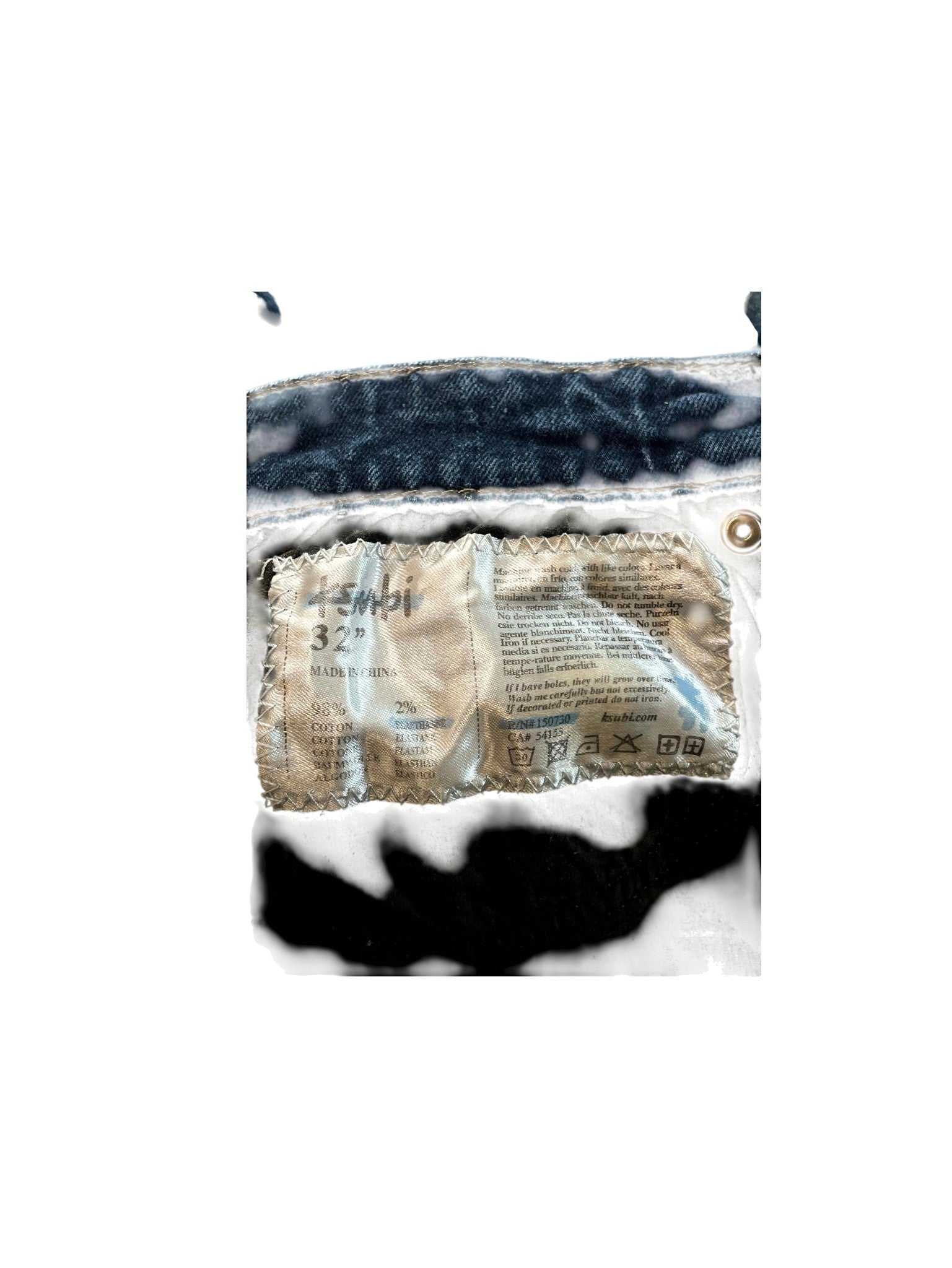 Ksubi Tie Dye Dark Wash Jeans