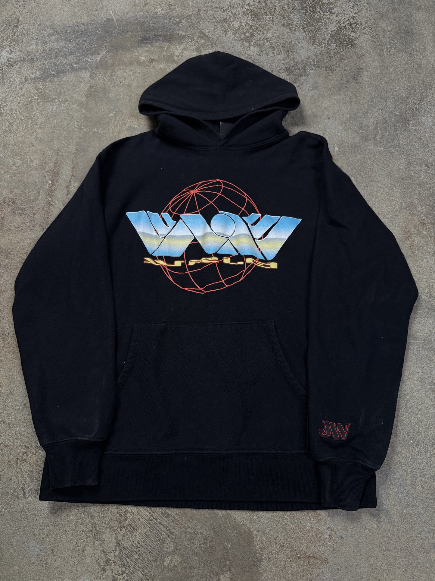 VLONE Juice Wrld Hoodie Black Multi Used Small