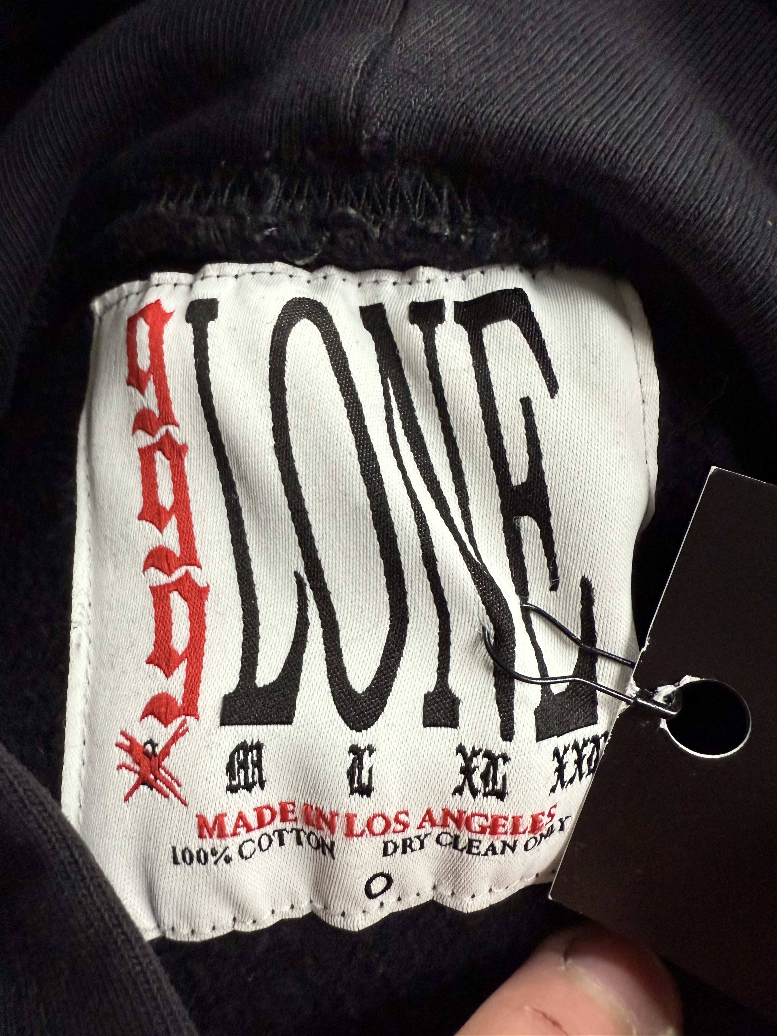 VLONE Juice Wrld Hoodie Black Multi Used Small